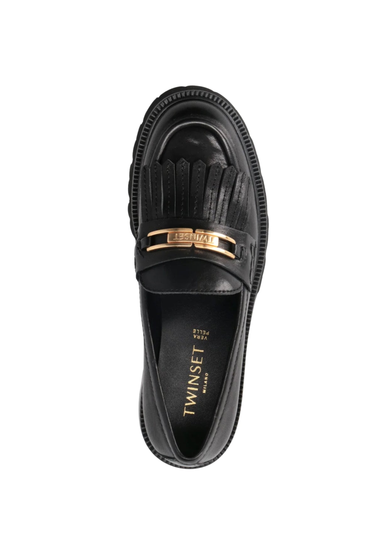 Twinset Milano - Mocassini in pelle con frange