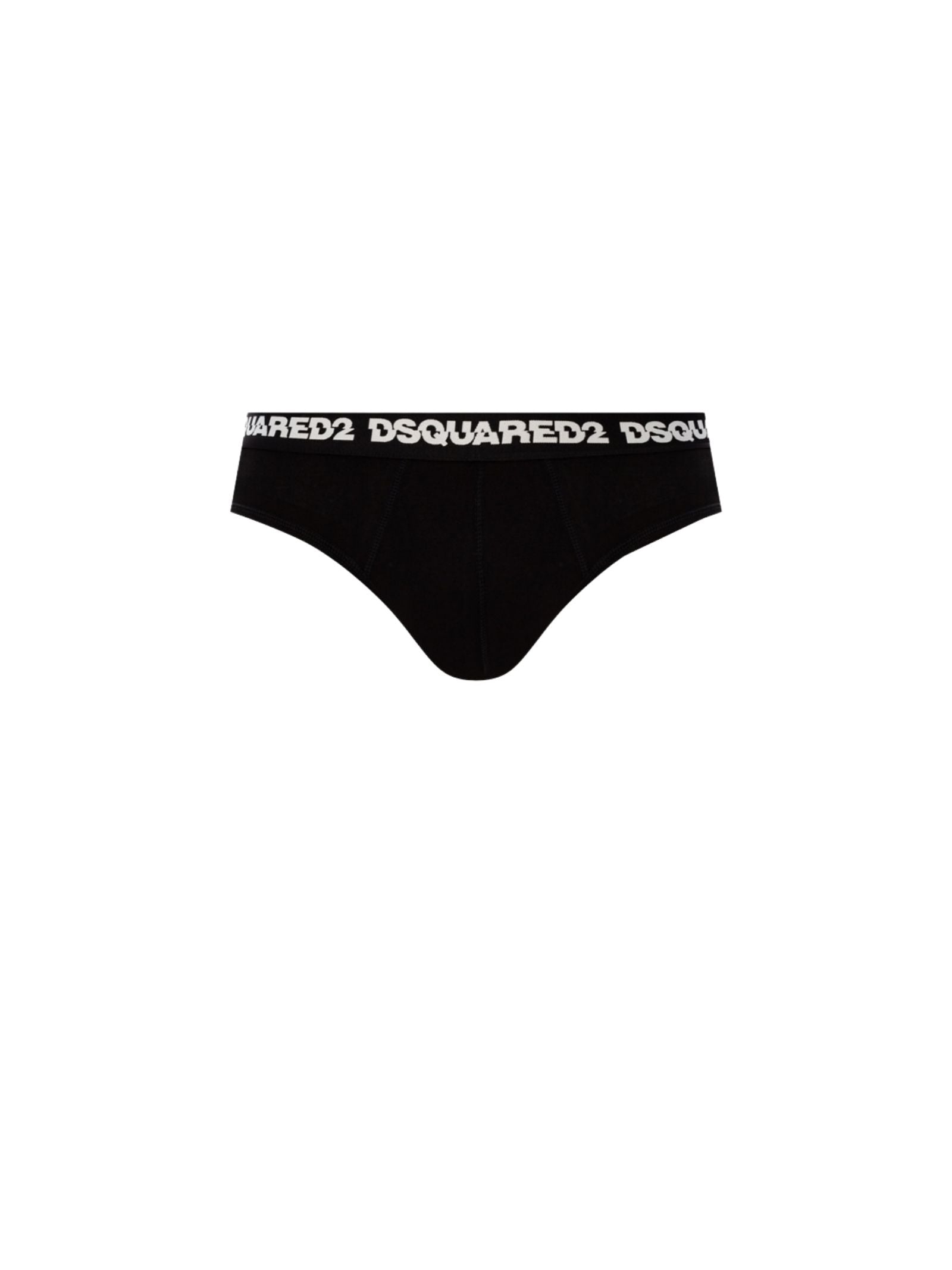 Slip Uomo in Cotone Nero con Logo