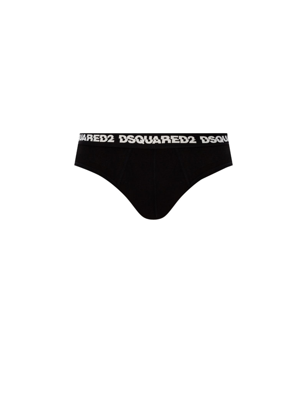Slip Uomo in Cotone Nero con Logo