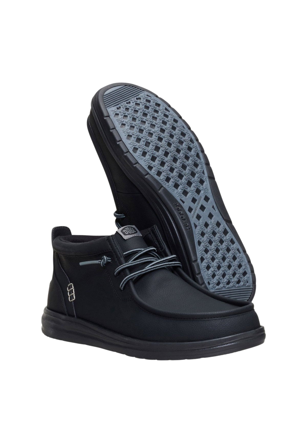 HEYDUDE Wally Mid GripR Classic - Polacchino Uomo Nero