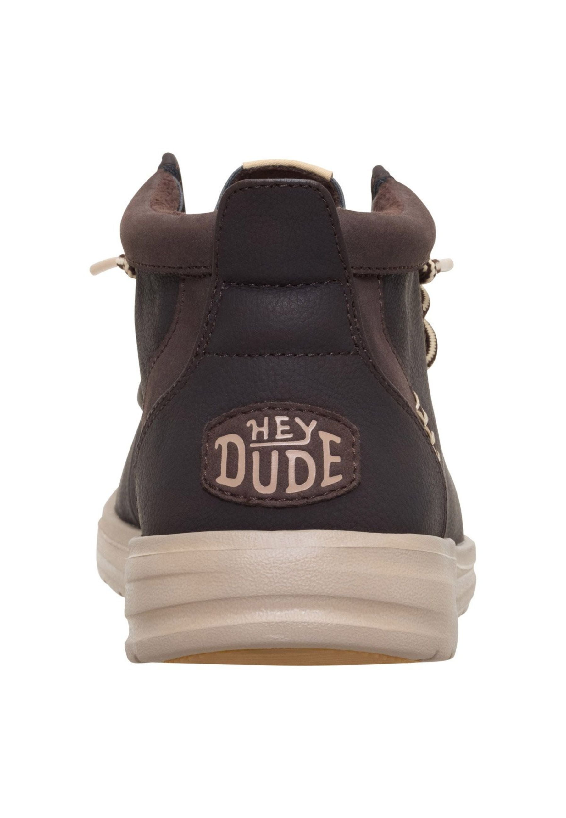 HEYDUDE Wally Mid GripR Classic - Polacchino Uomo Marrone