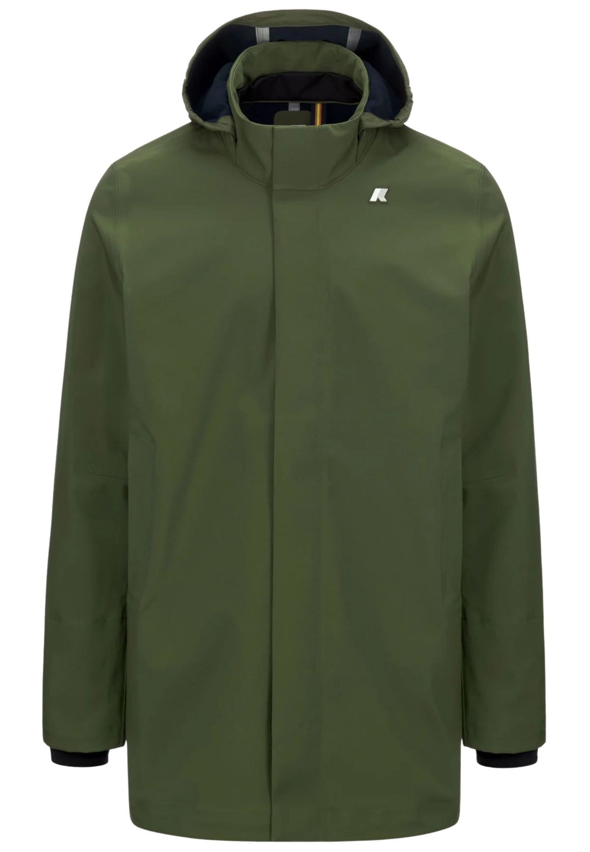 K-Way Duke Bonded - Giacca Lunga Impermeabile Green B