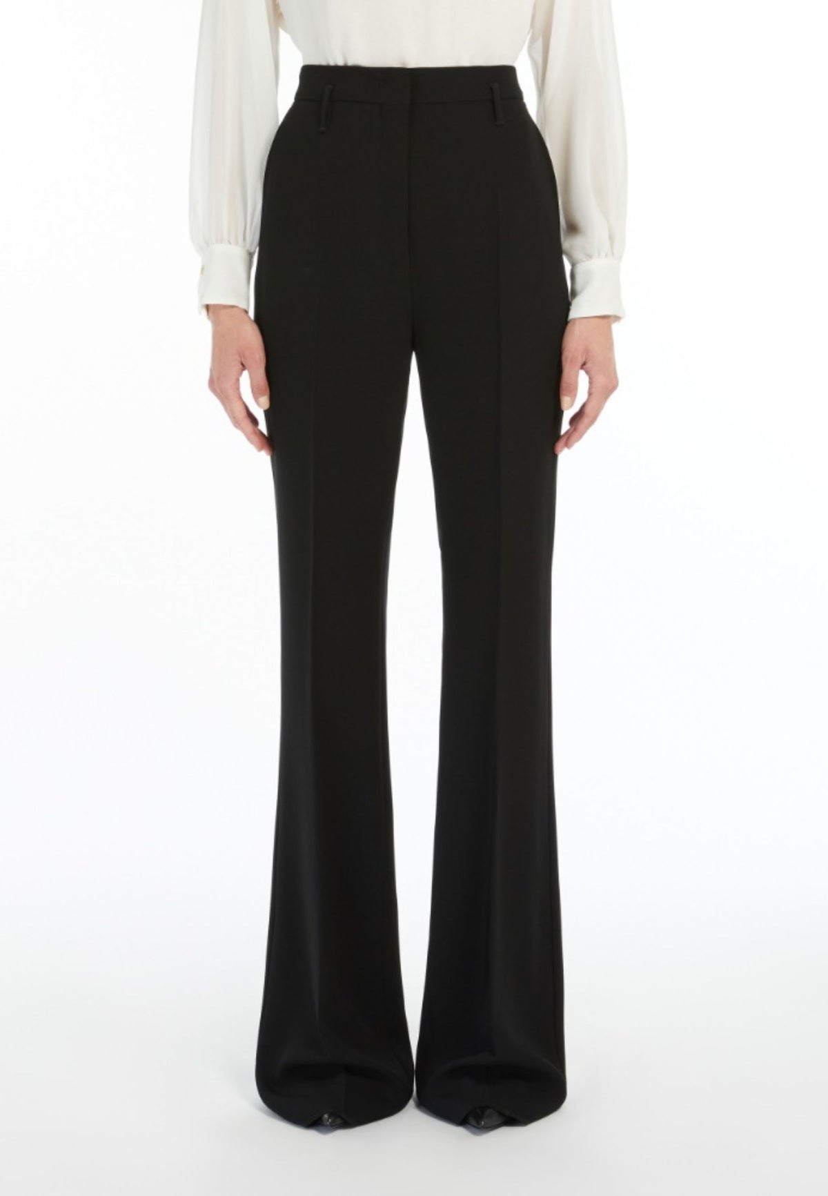 Pantalone a zampa in cady