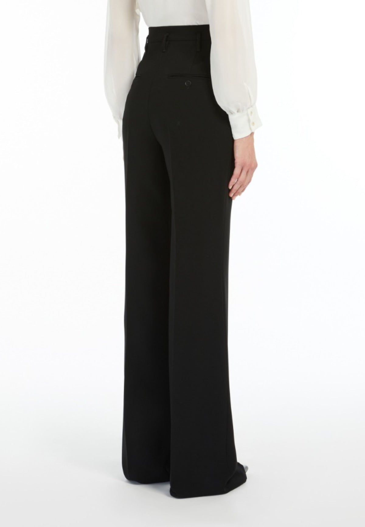 Pantalone a zampa in cady