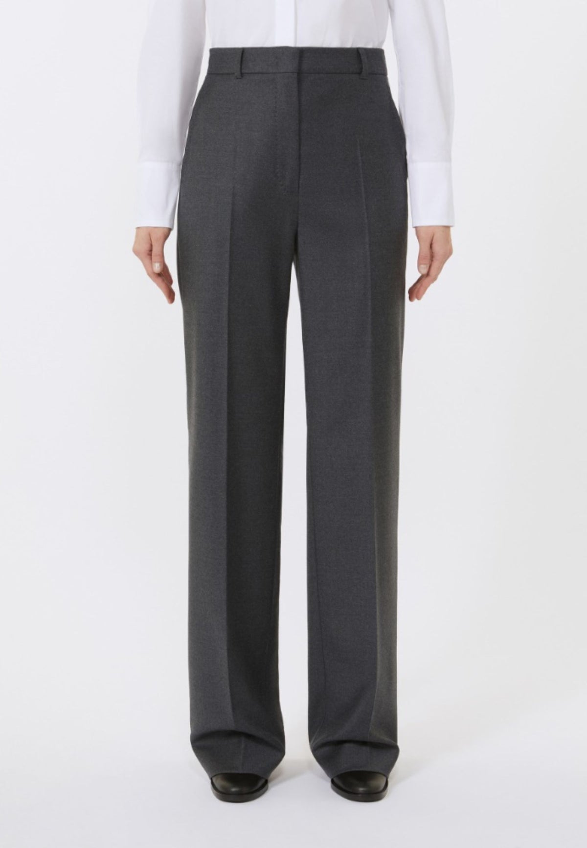 Pantalone in flanella stretch