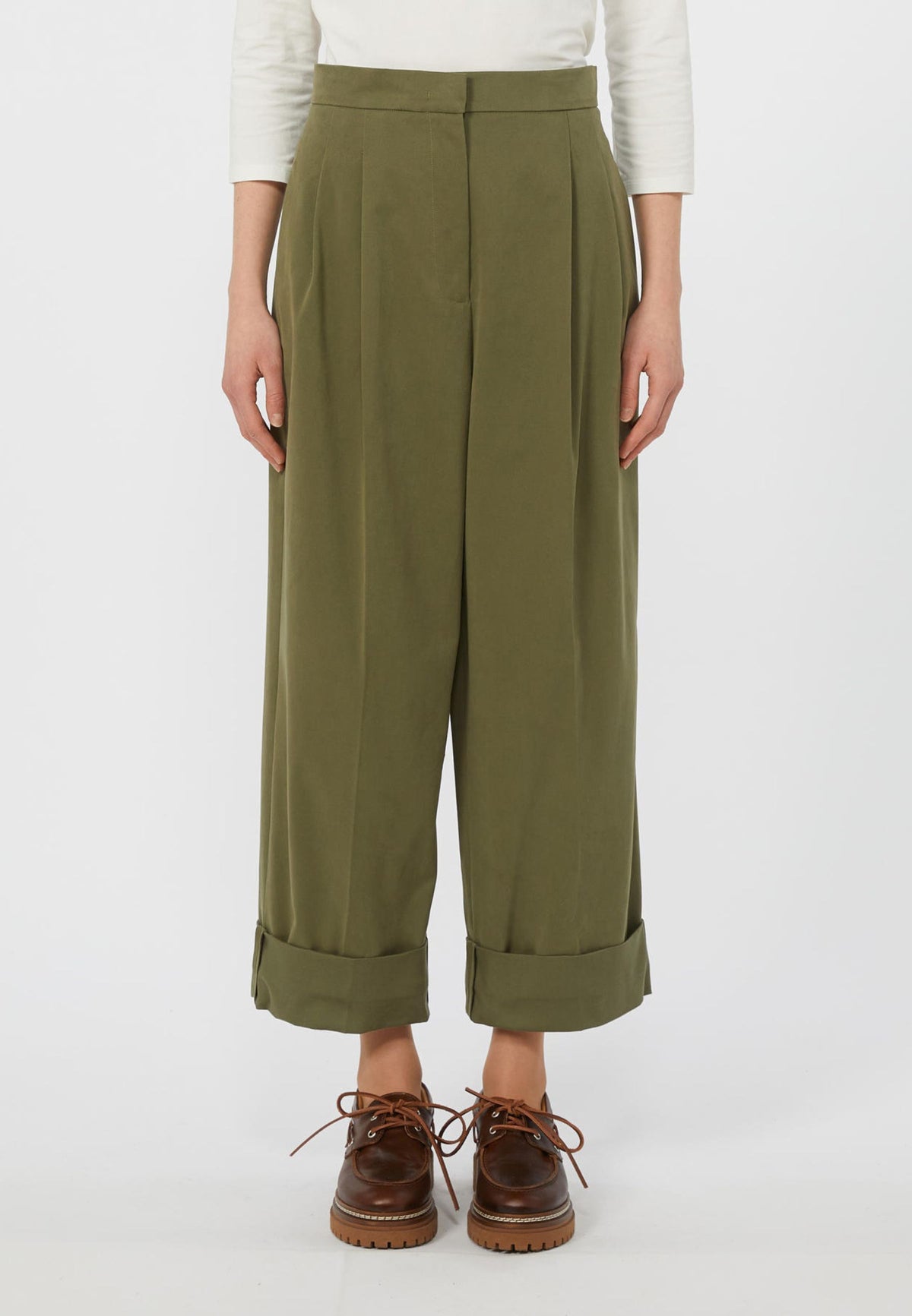 Pantaloni BRONZO in cotone stretch - Weekend Max Mara