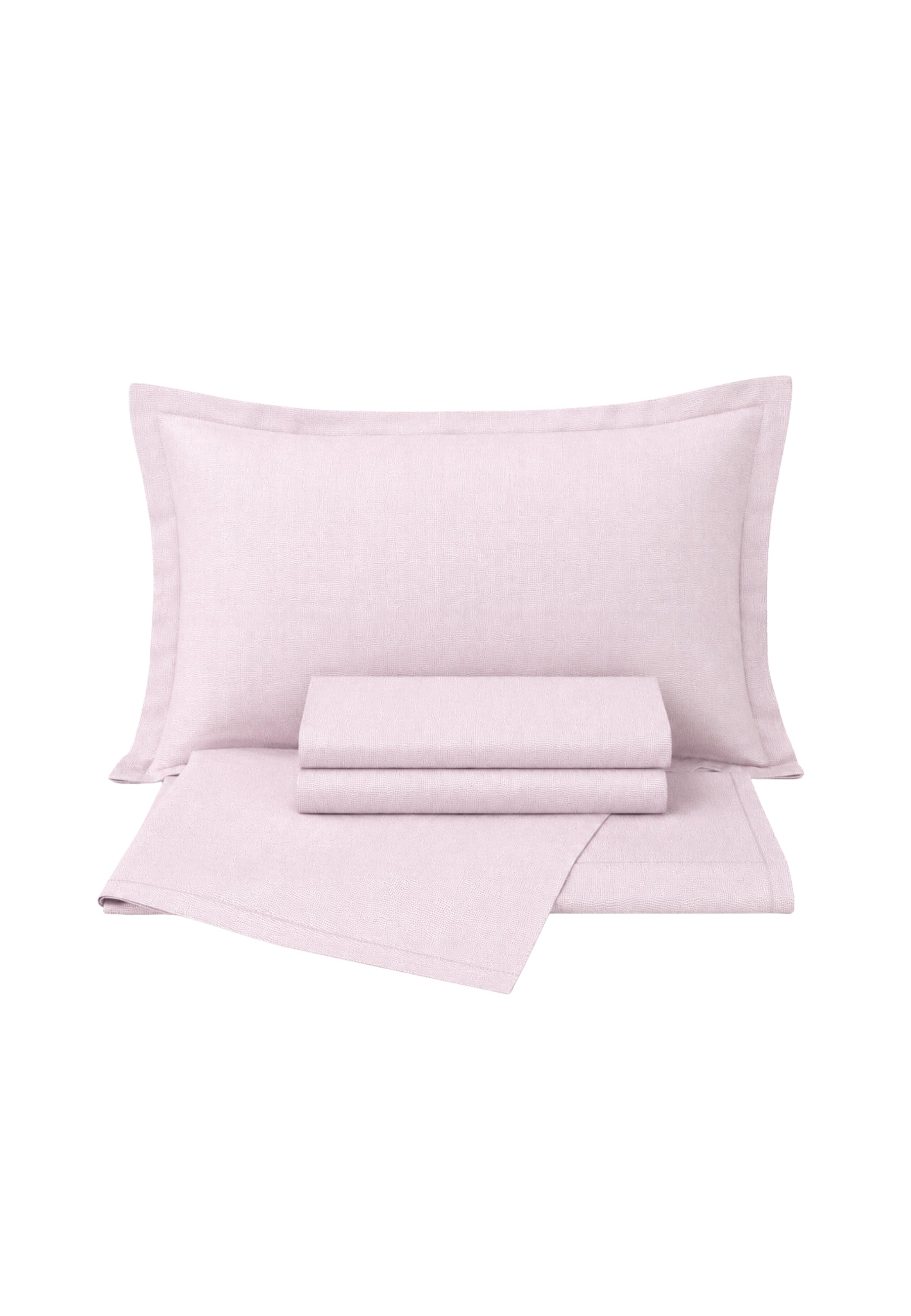 Blumarine Home - Completo Lenzuola Matrimoniale Rigore Rosa