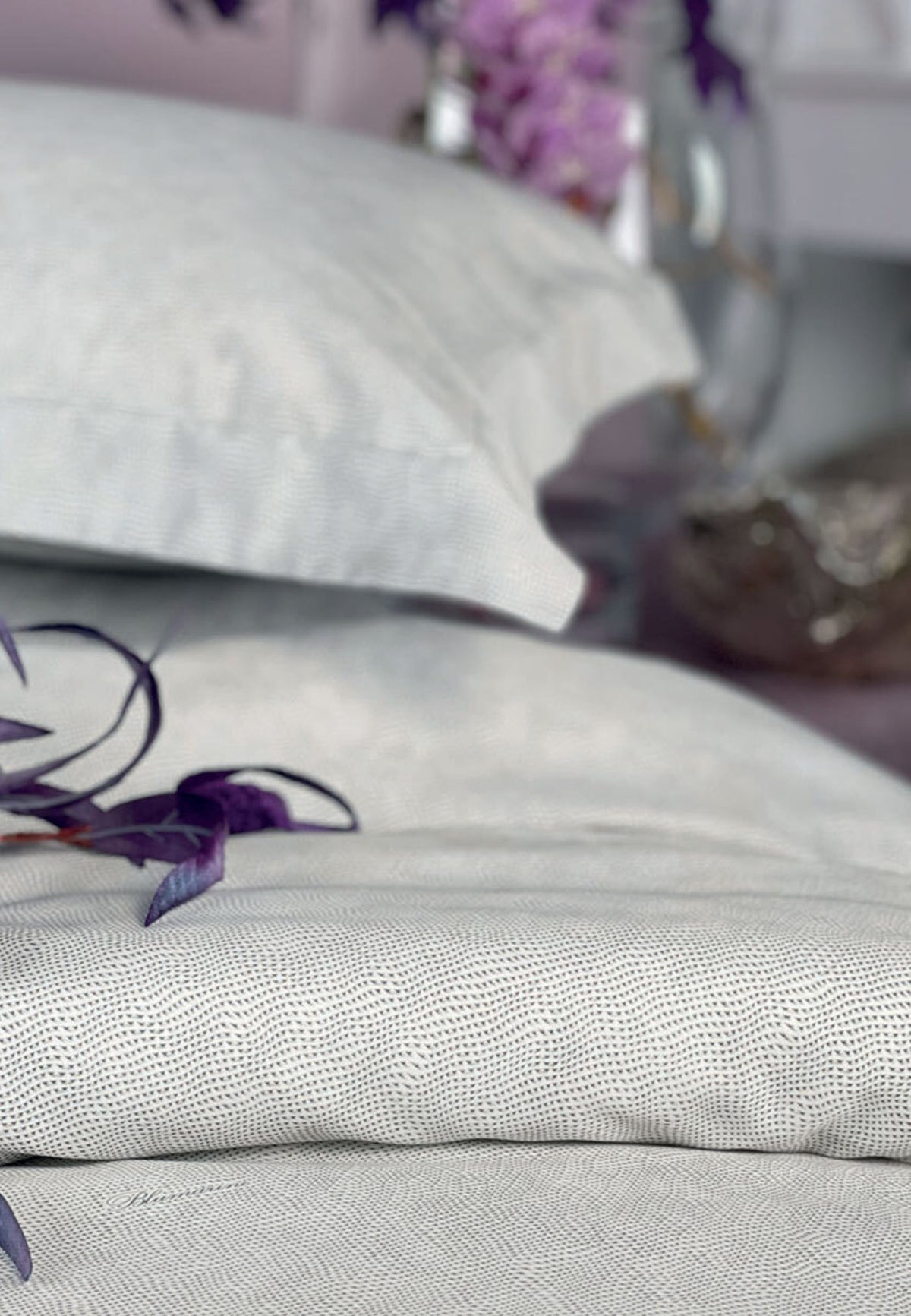 Blumarine Home - Completo Lenzuola Matrimoniale Rigore Seppia