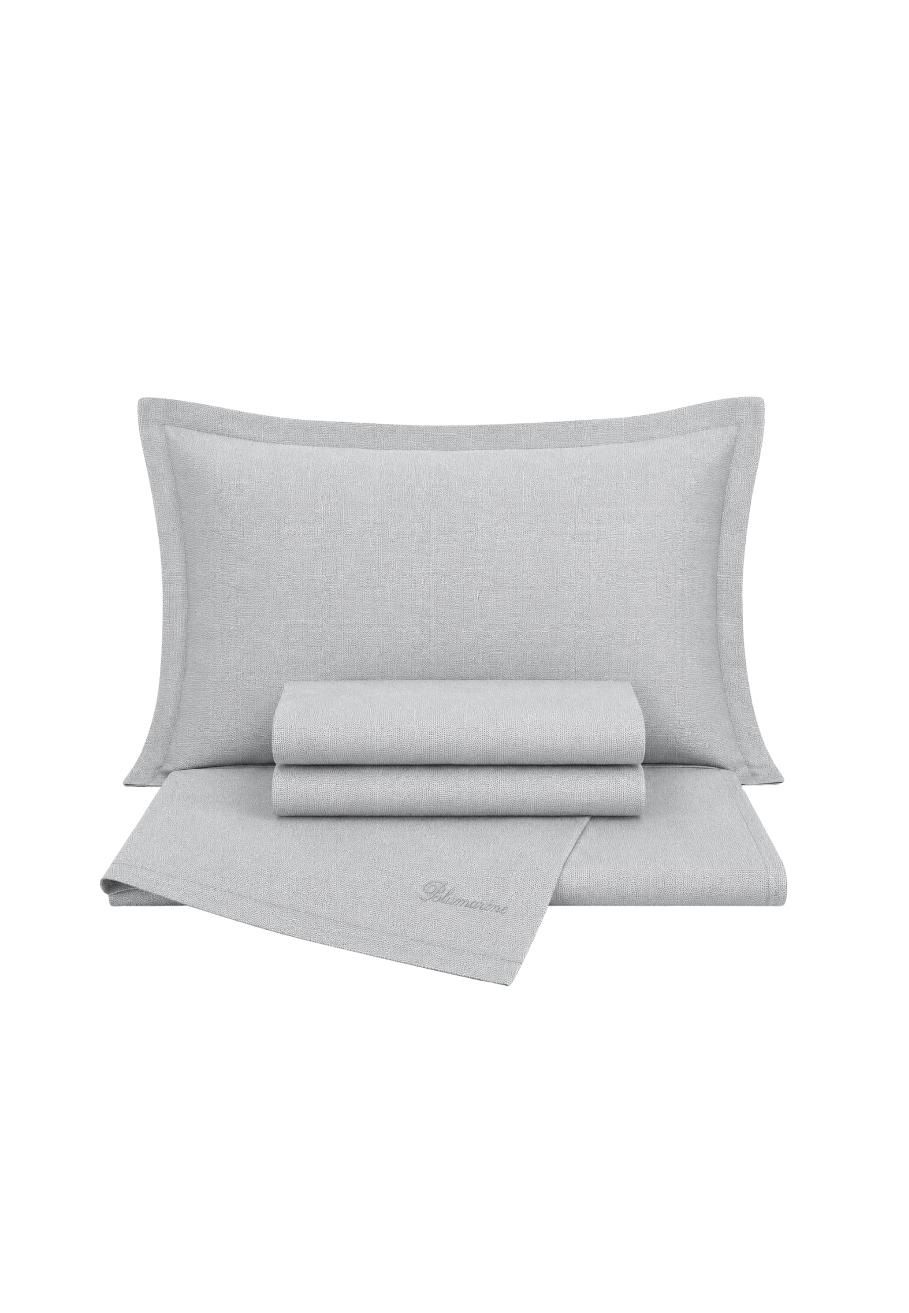 Blumarine Home - Completo Lenzuola Matrimoniale Rigore Cristallo