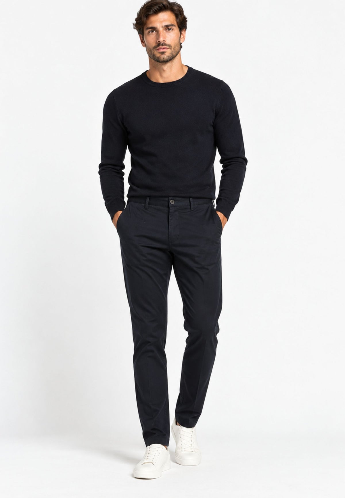 BRIGLIA 1949 - Pantaloni Uomo BG04 Slim Fit in Gabardine