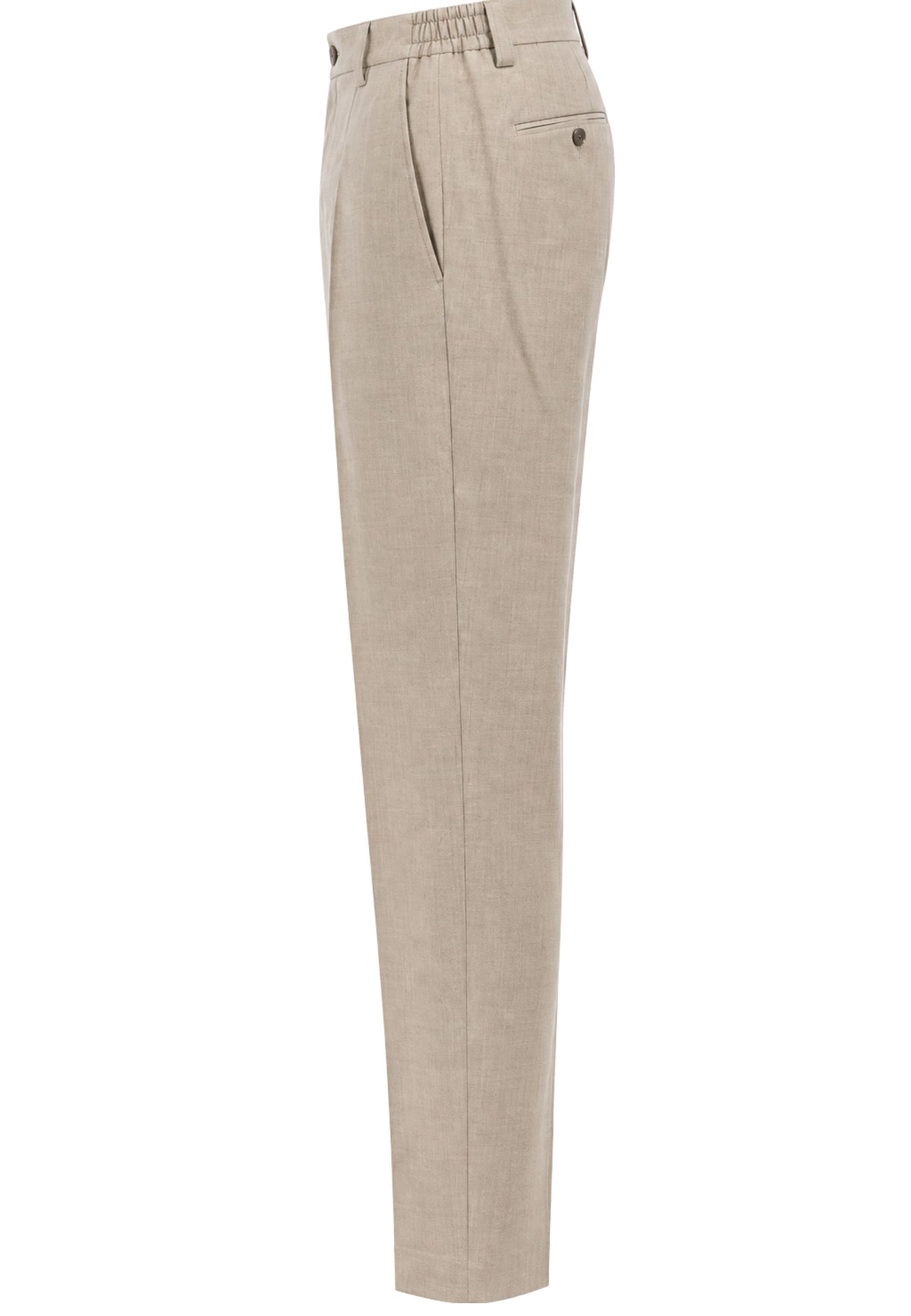 BRIGLIA 1949 - Pantaloni Uomo Portofinos in Lana Vergine Beige Chiaro