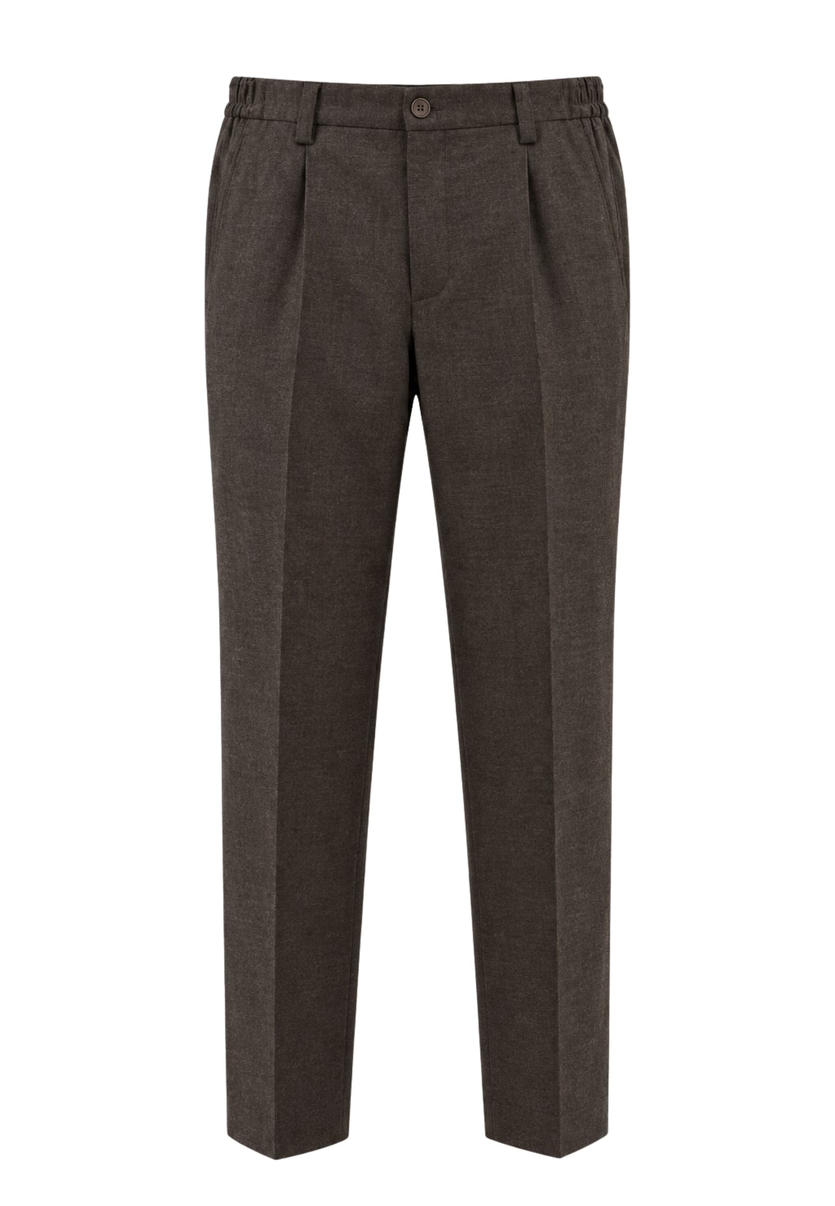 Briglia 1949 Portofinos 400120 - Pantaloni uomo in lana vergine marrone