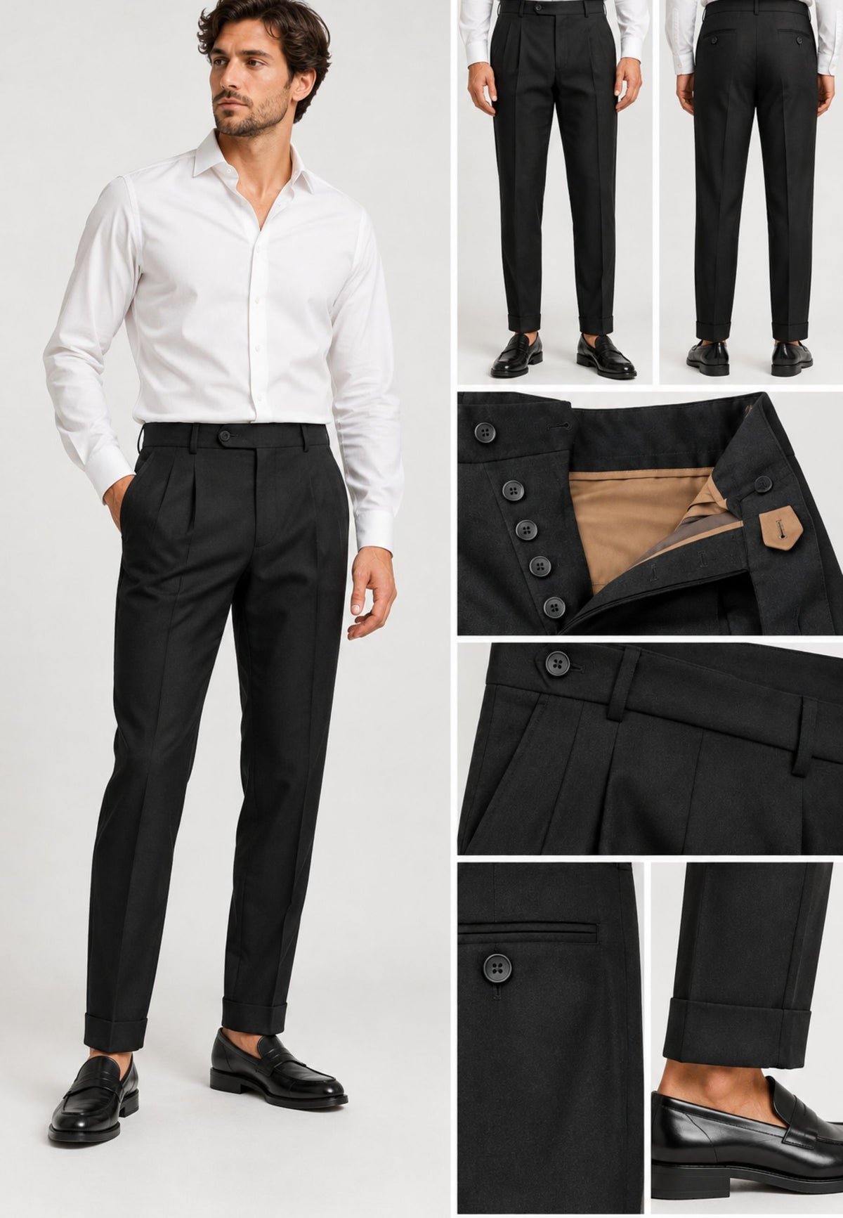 Briglia 1949 - Pantalone Sartoriale Ravello in Lana Vergine