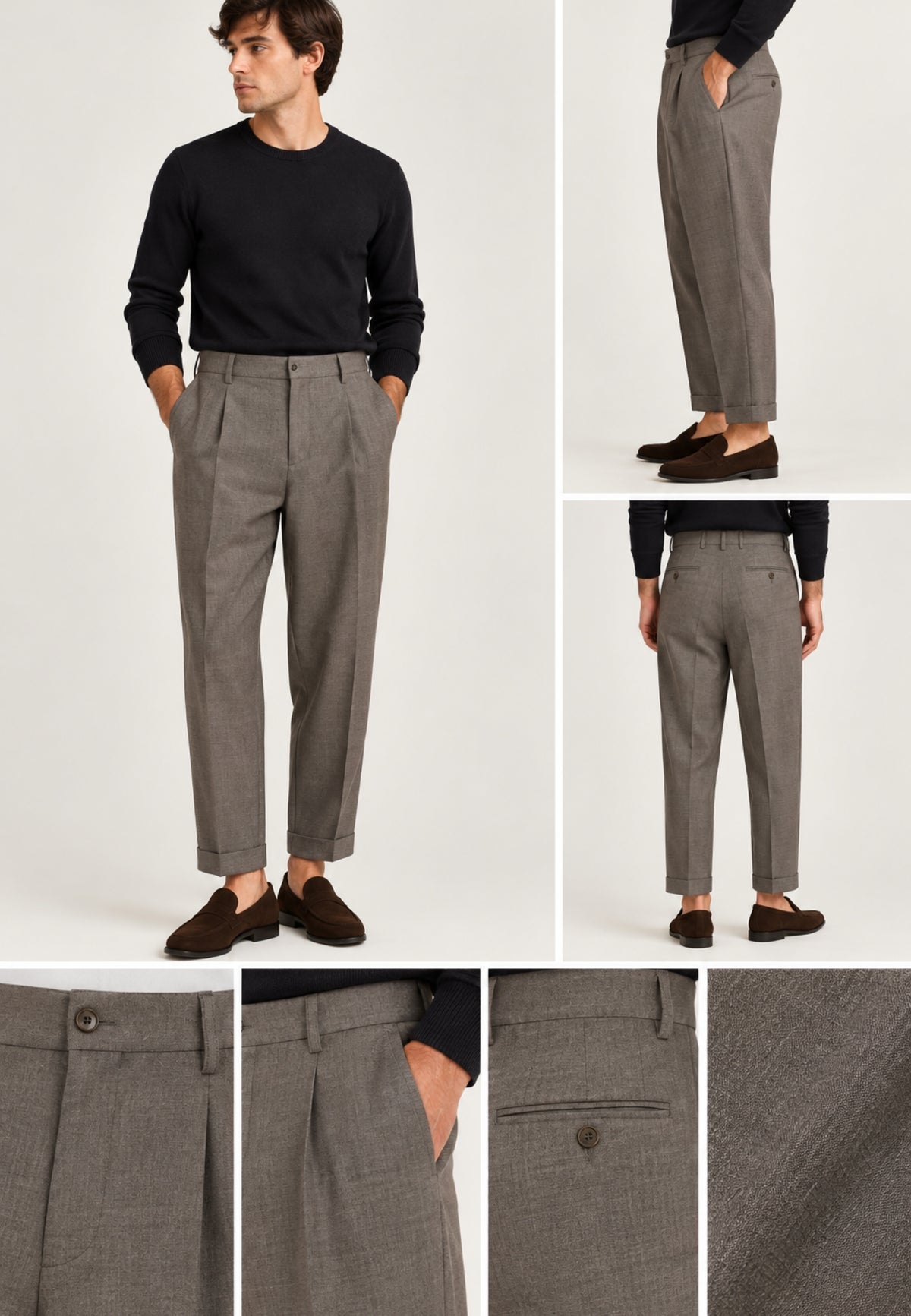 Briglia 1949 - Pantalone Tiberios in lana vergine