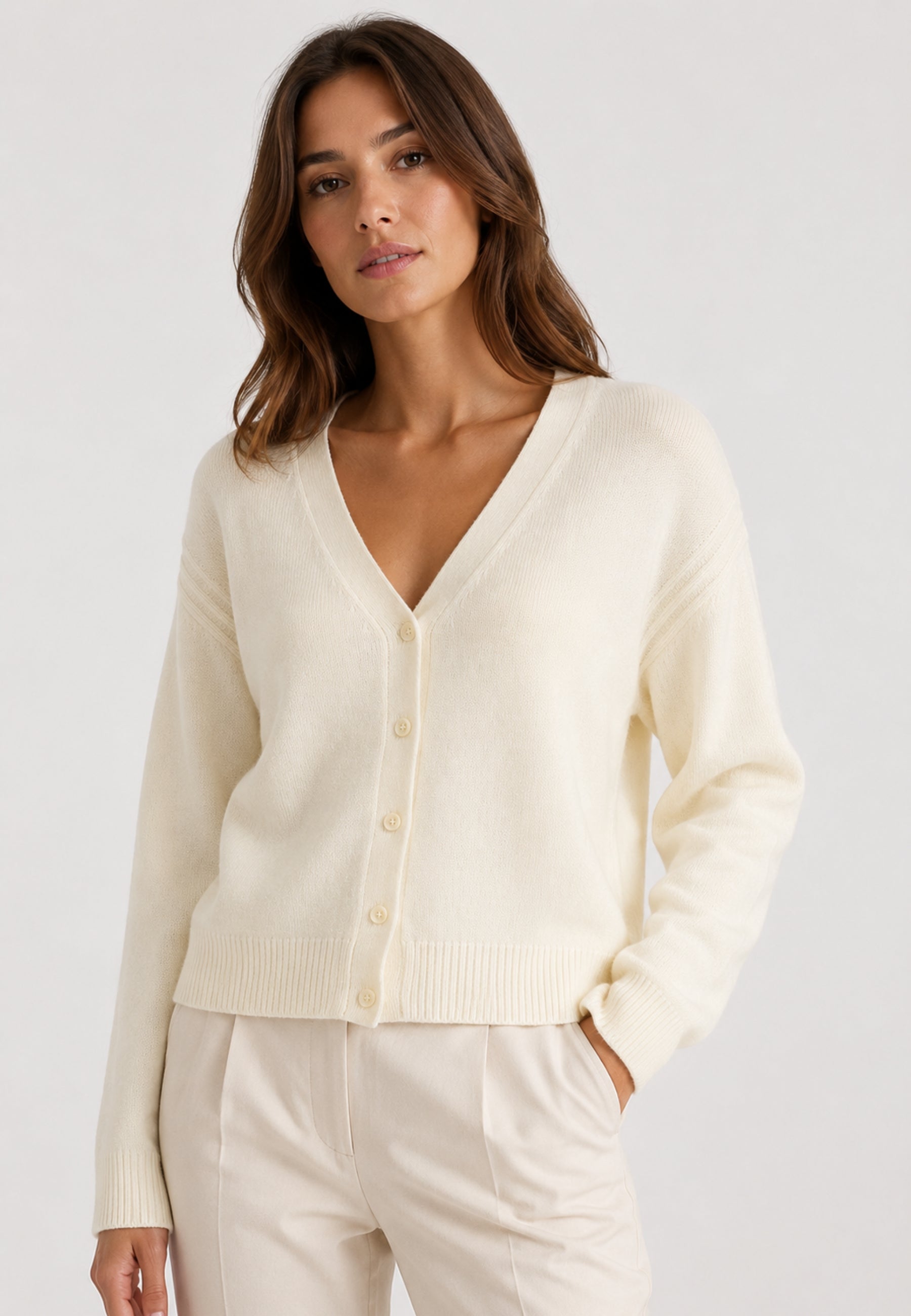 Club Crochet Cardigan Donna in Lana e Cashmere