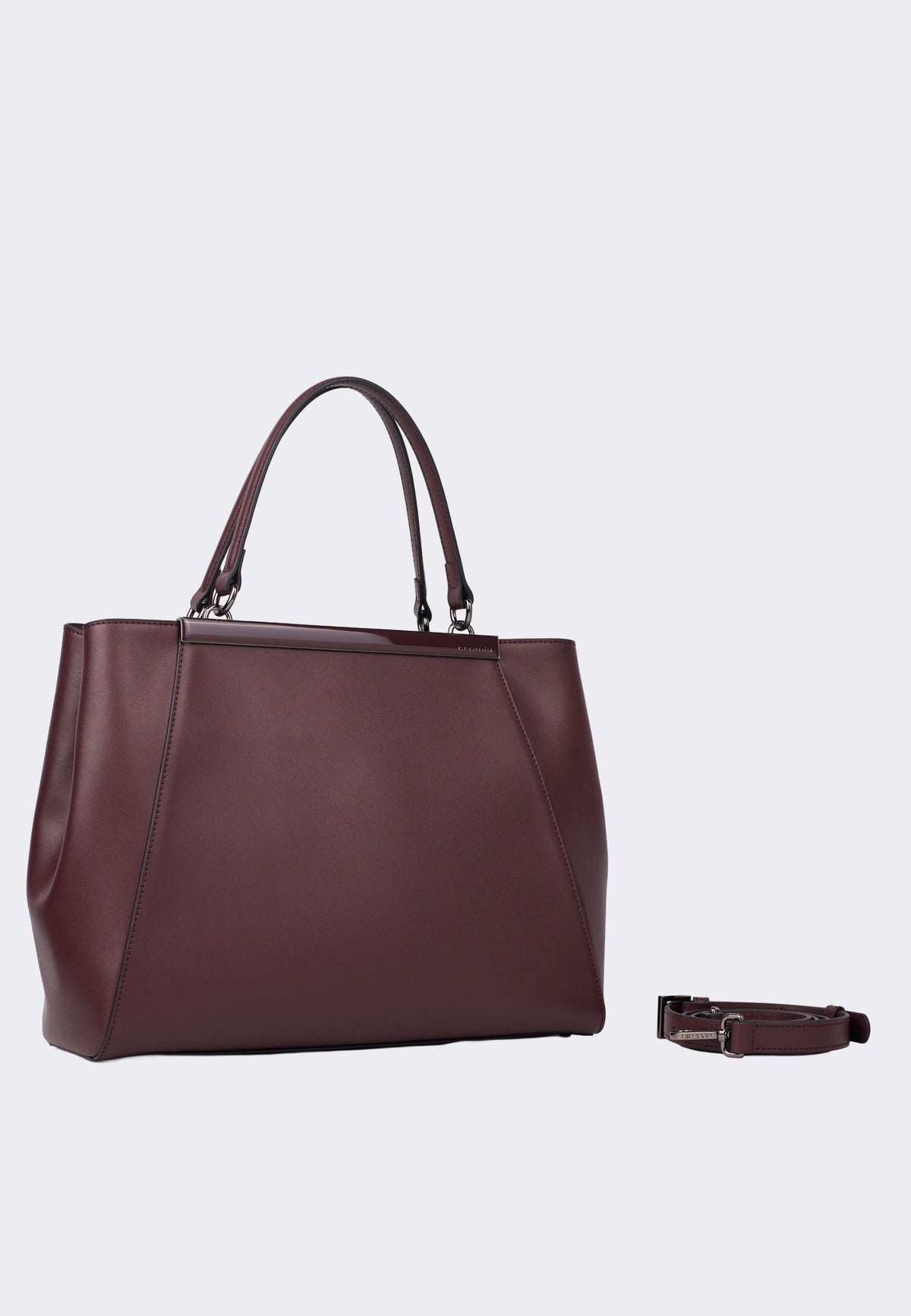 Cromia Nara Tote in Pelle - Amaranto