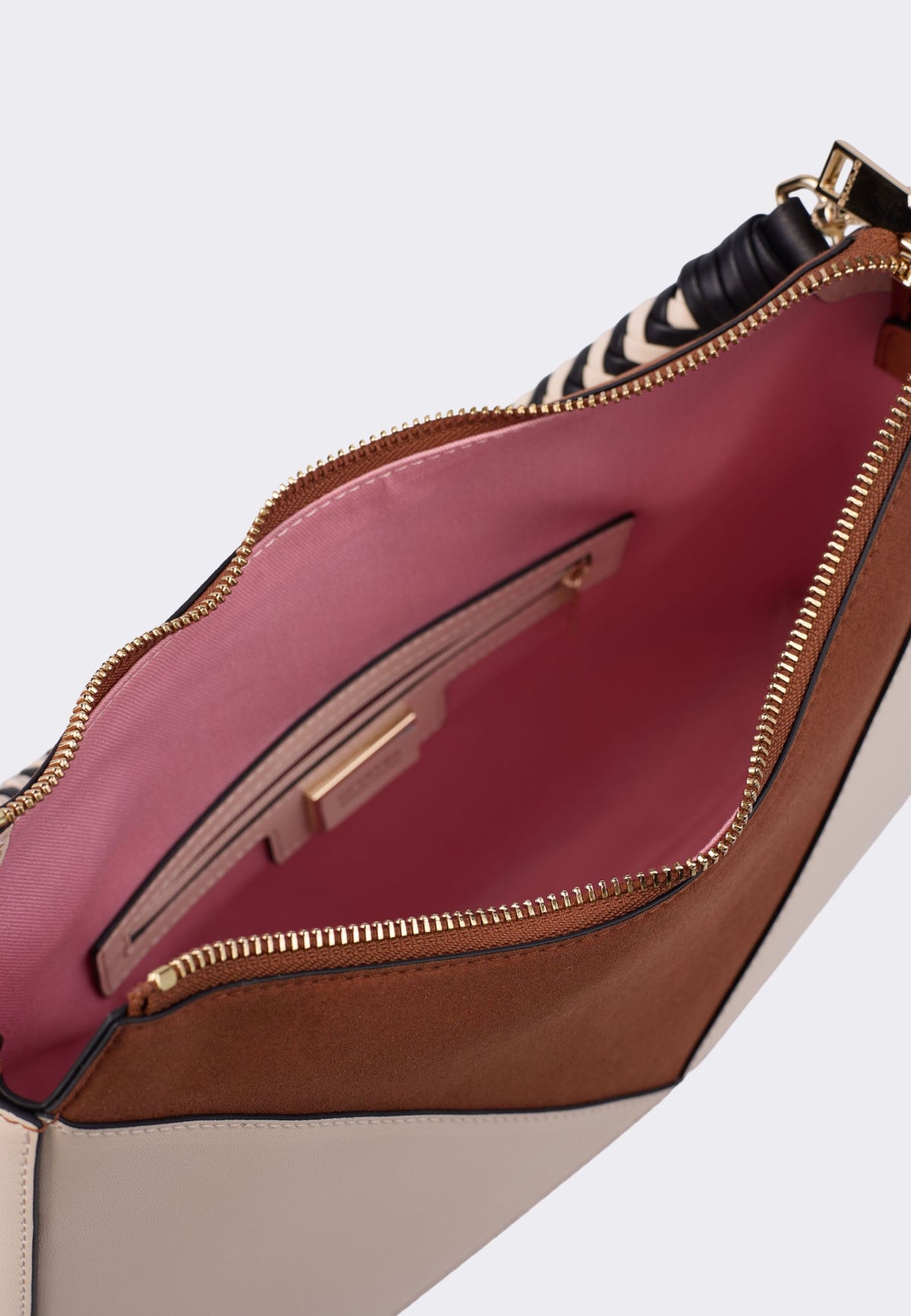 Cromia Neris Borsa Hobo in Pelle - Champagne