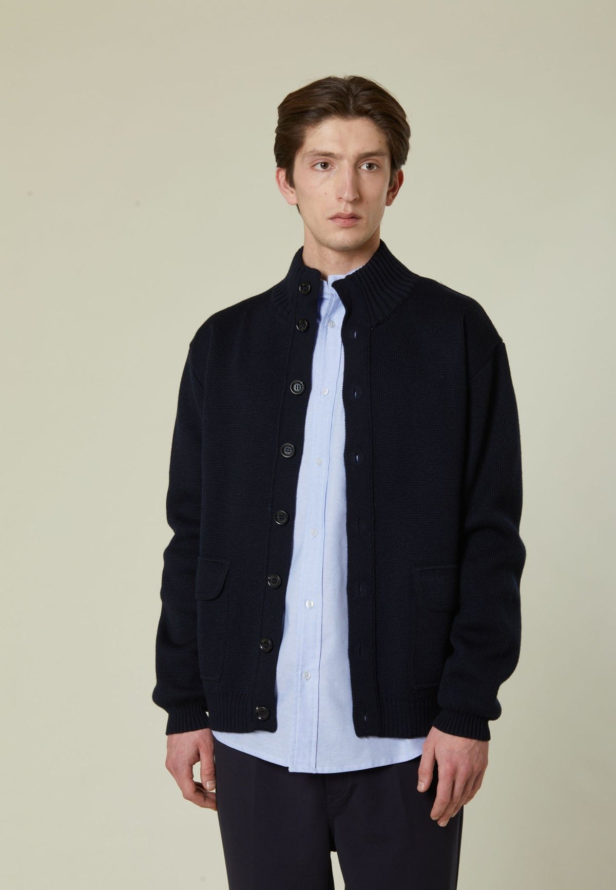 Daniele Fiesoli - Giacca Cardigan in Misto Lana Merinos