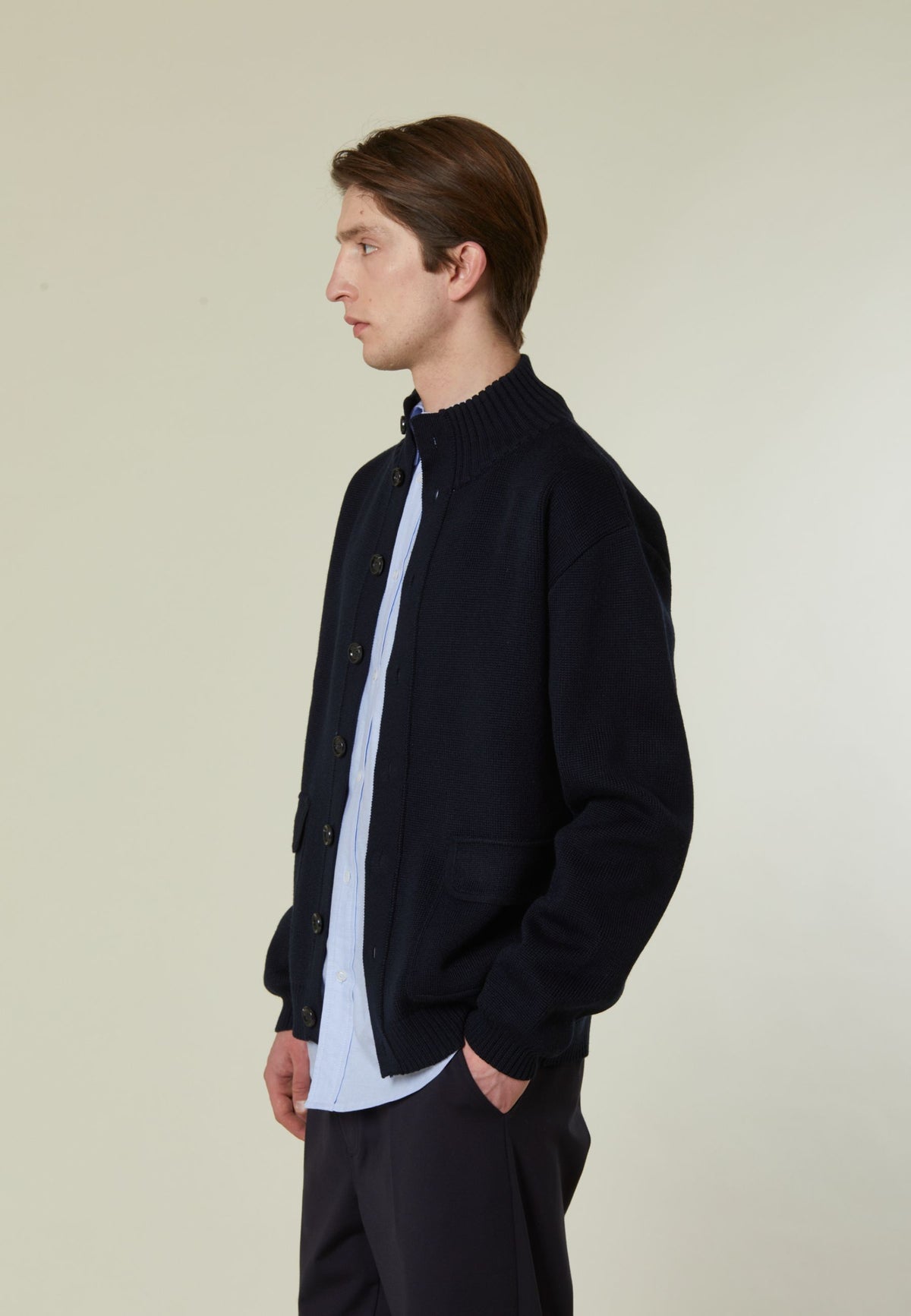 Daniele Fiesoli - Giacca Cardigan in Misto Lana Merinos