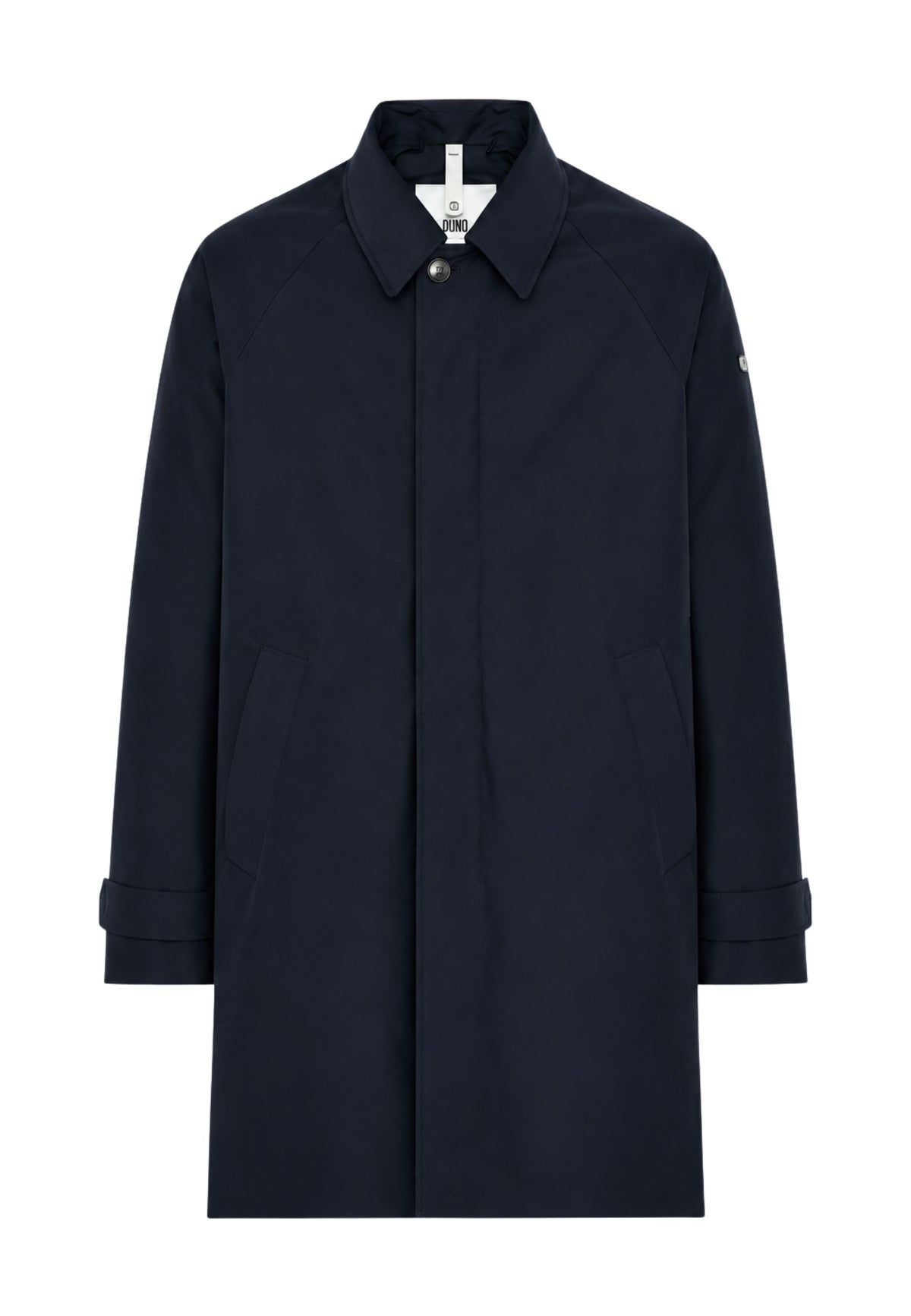DUNO JOON - Cappotto Lungo Uomo Impermeabile in Tessuto Tecnico Ripstop 3-Layer