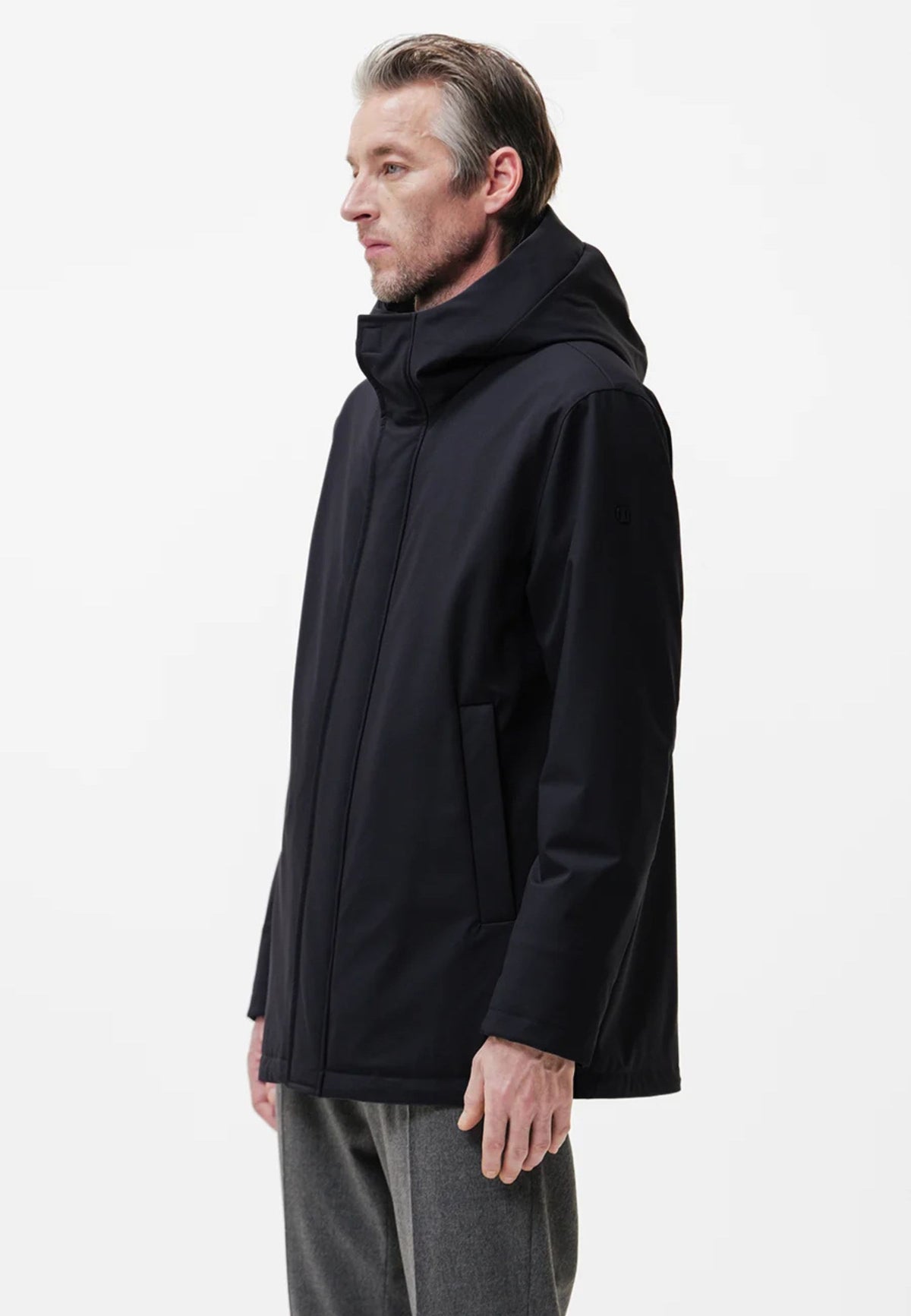 DUNO Suron - Parka tecnico bi-stretch con cappuccio