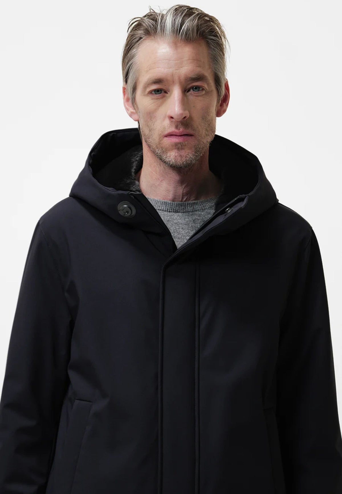 DUNO Suron - Parka tecnico bi-stretch con cappuccio