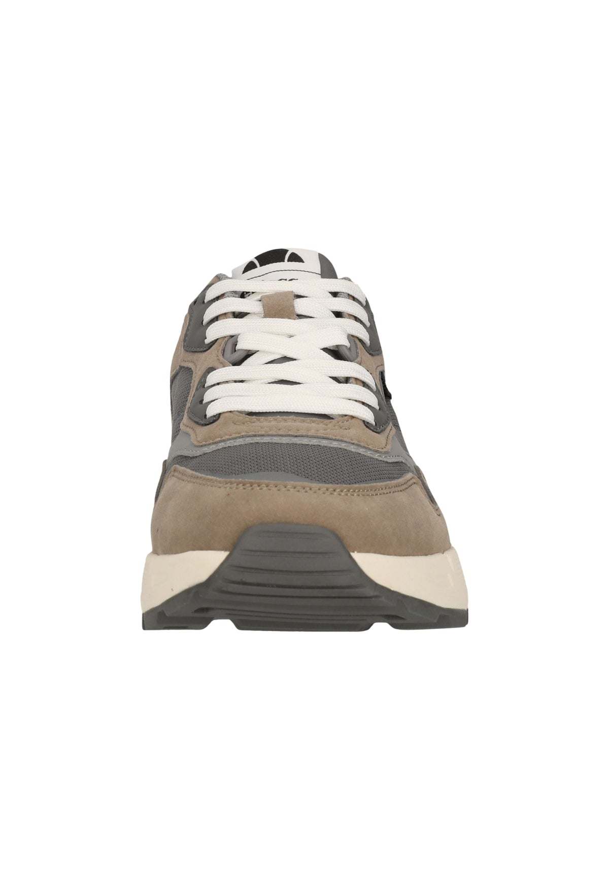 Ellesse Chad Sneakers in Mesh e Inserti Effetto Suede - Tortora e Grigio