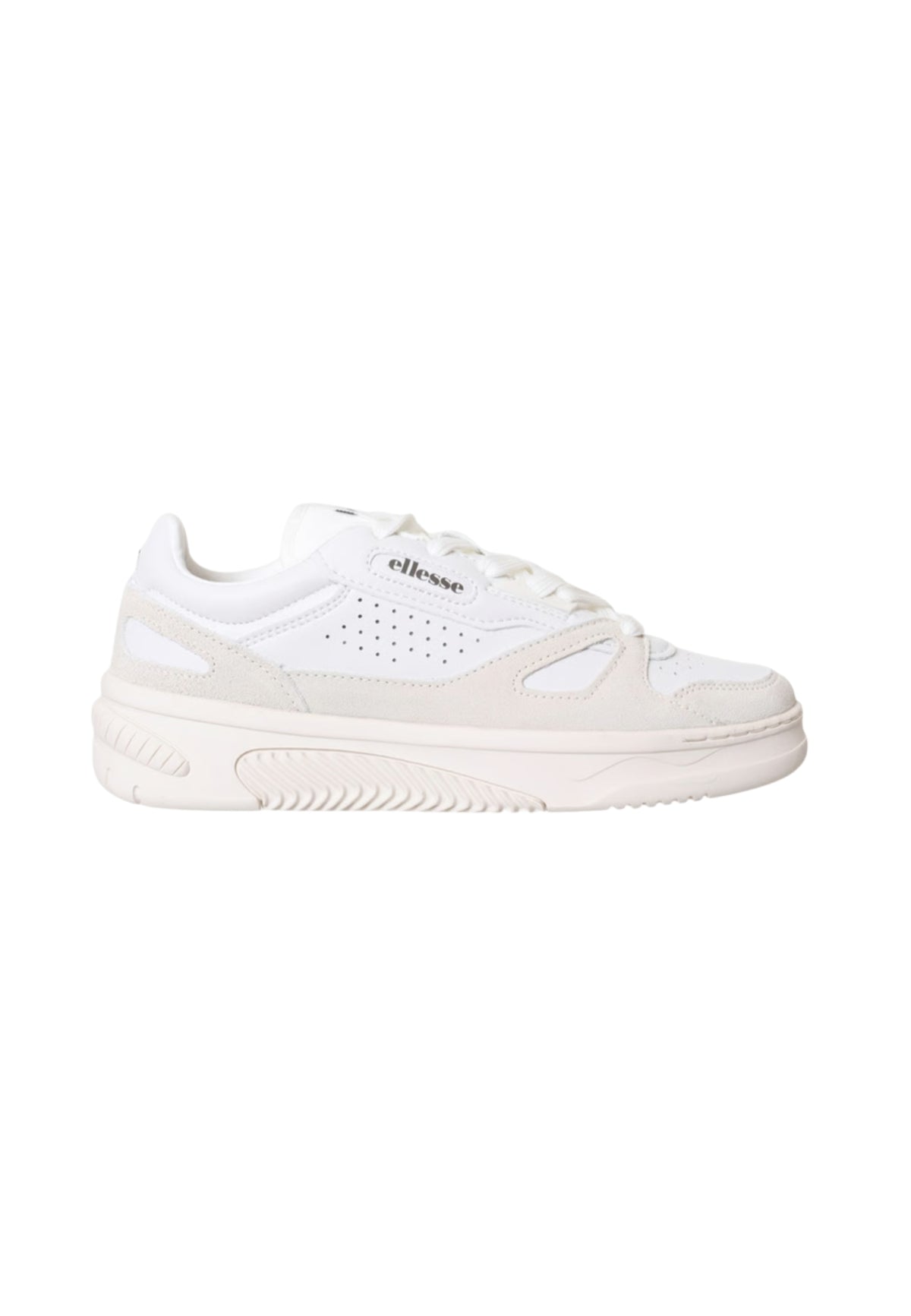 Sneakers Ellesse in pelle e suede - Bianco