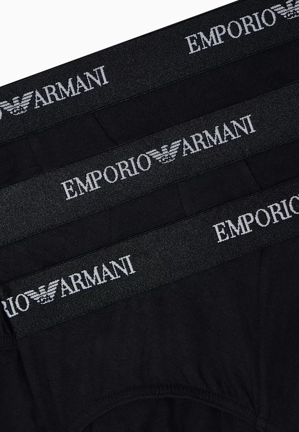 Emporio Armani - Slip in jersey stretch pack da 3