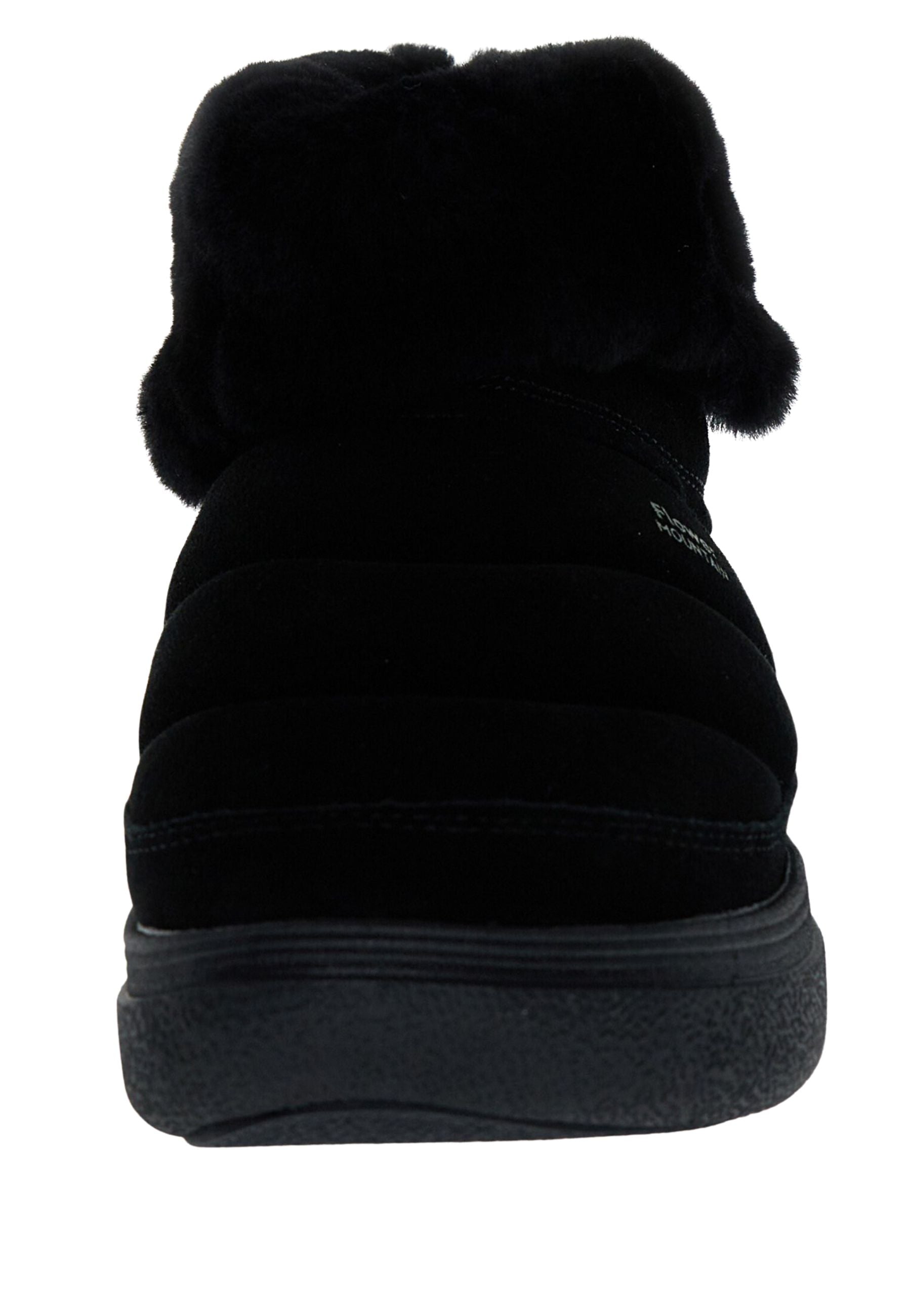 FLOWER MOUNTAIN - Stivaletto Donna in Suede con Shearling - Nero