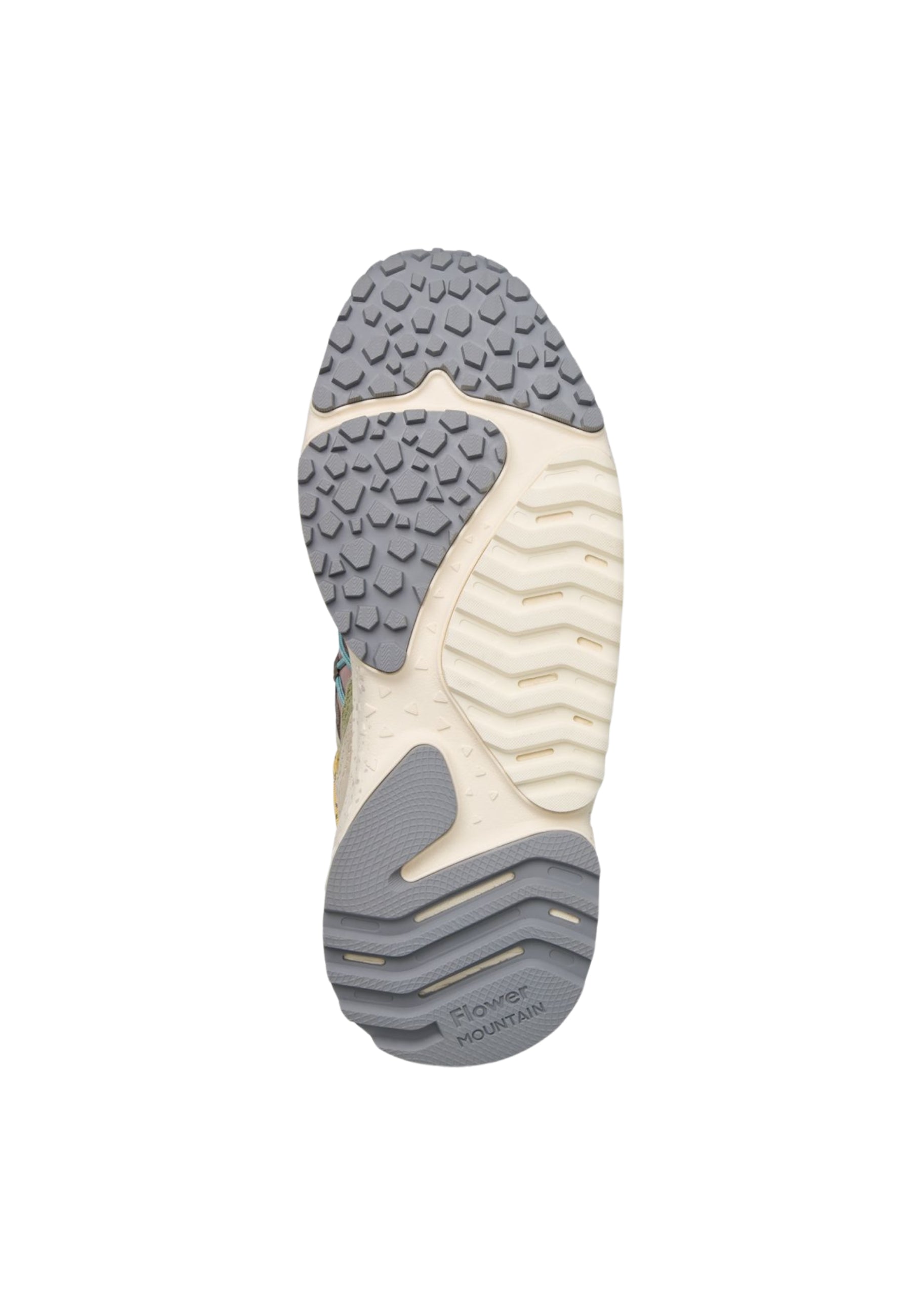 FLOWER MOUNTAIN YAMABUSHI WOMAN - Sneakers Donna in Suede e Tessuto Tecnico Verde-Beige-Tortora