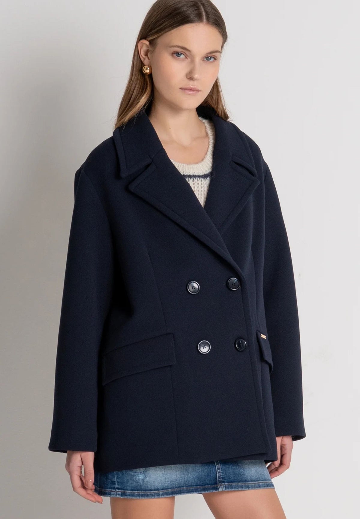 Fracomina - Cappotto Regular Doppiopetto