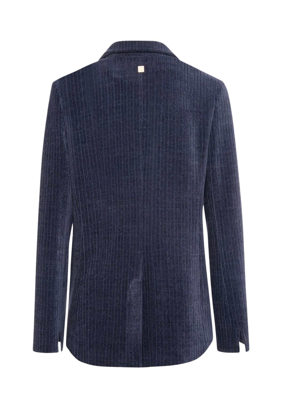 FRACOMINA Blazer Lungo in Velluto Blu