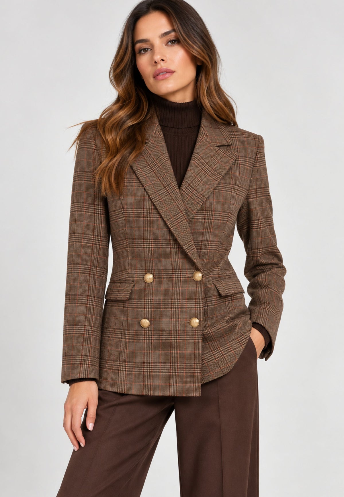 Fracomina - Blazer doppiopetto check