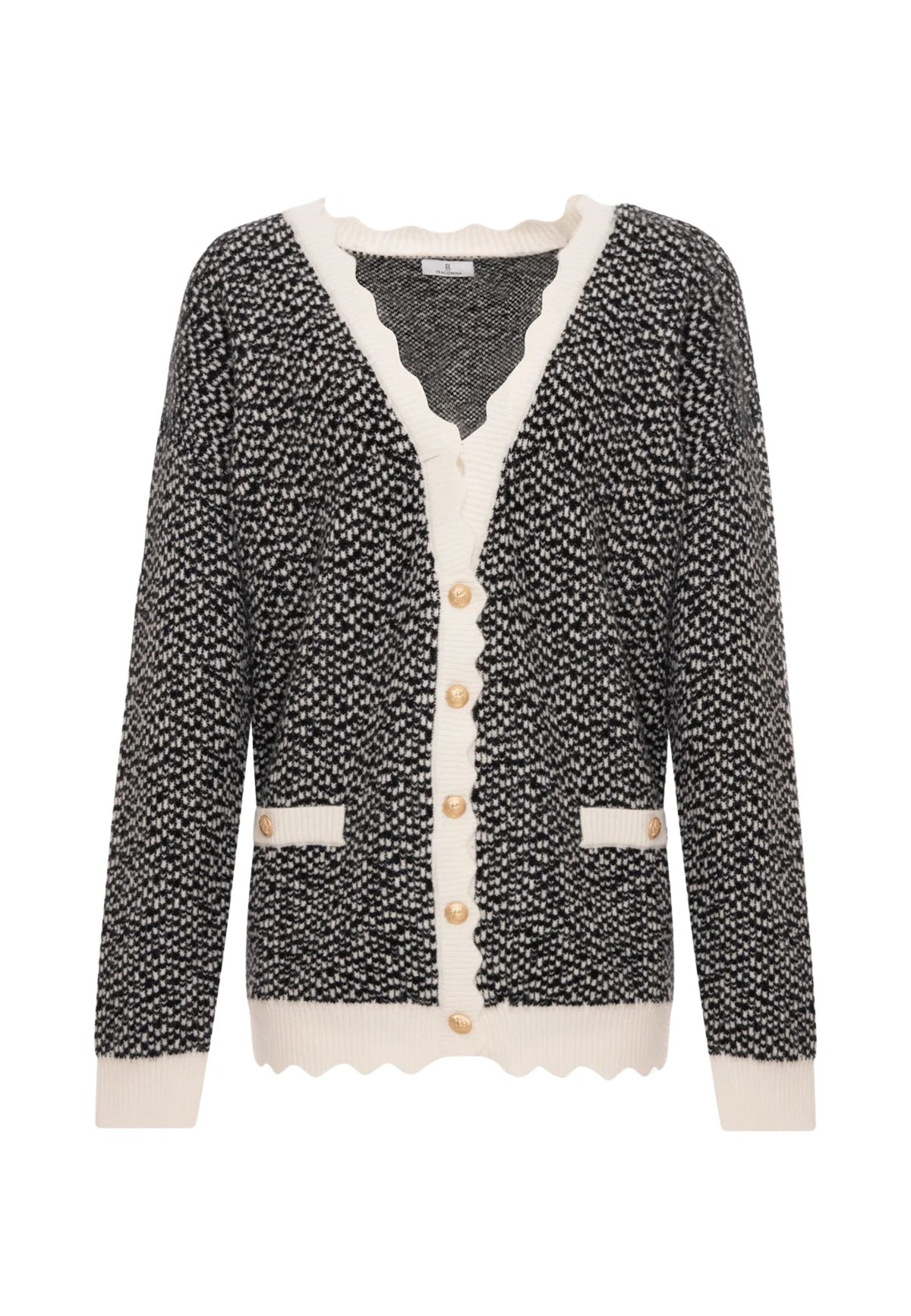 FRACOMINA - Cardigan over in maglia jacquard