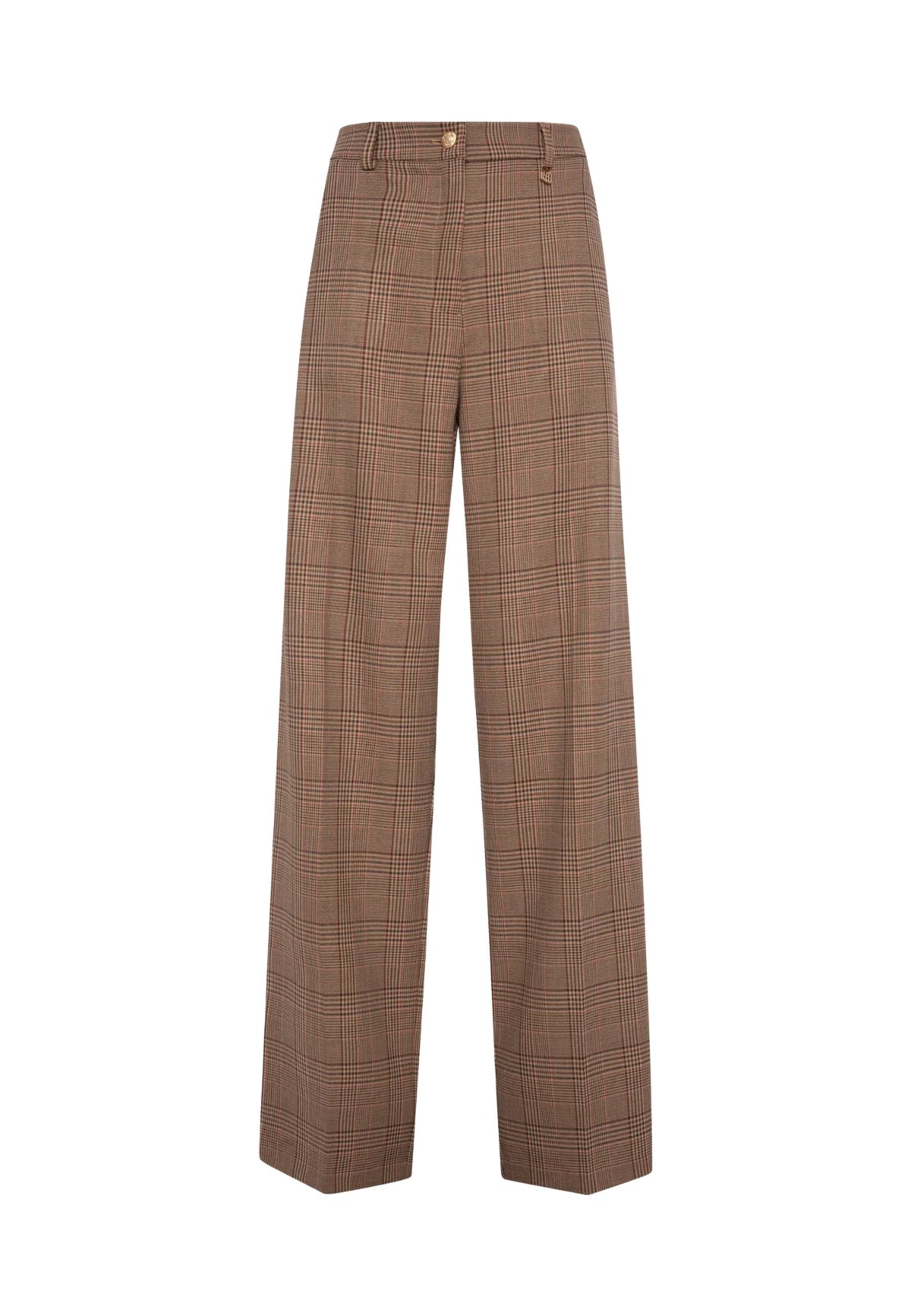 FRACOMINA - Pantalone a Vita Alta Principe di Galles
