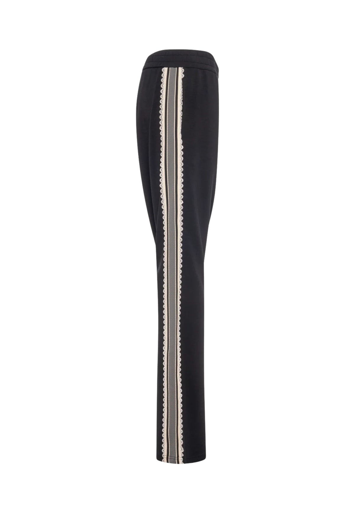 FRACOMINA - Pantalone Regular in Felpa con Bande Laterali