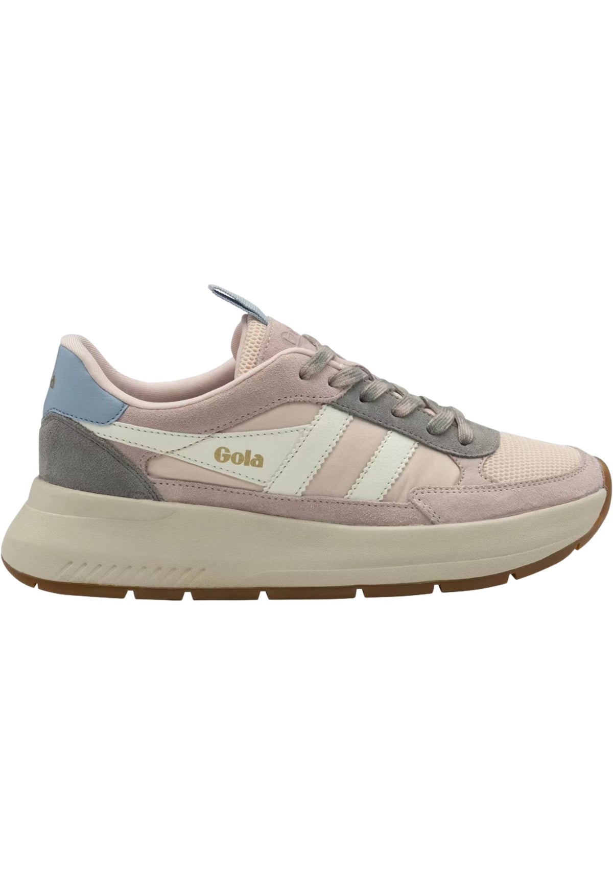 Sneakers donna Gola Phoenix rosa e grigio