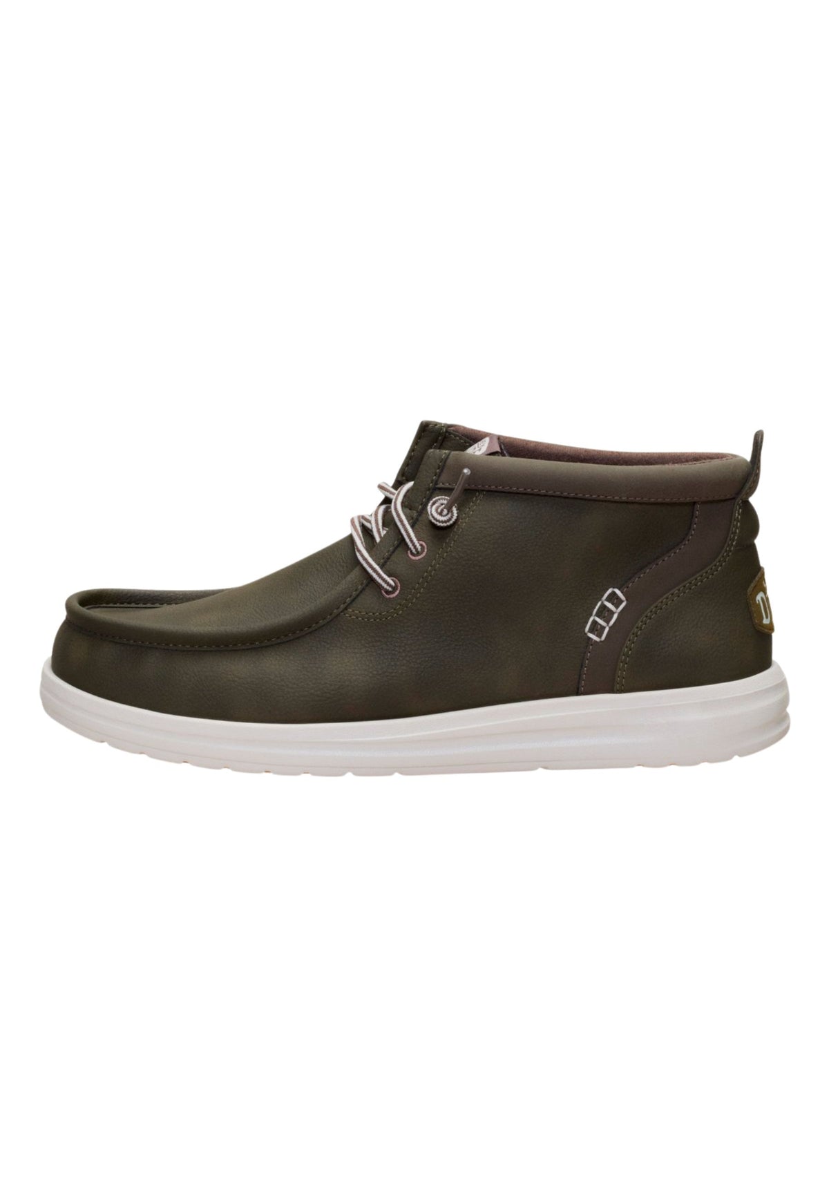 HEYDUDE Wally Mid GripR Classic - Polacchino Uomo Deep Olive