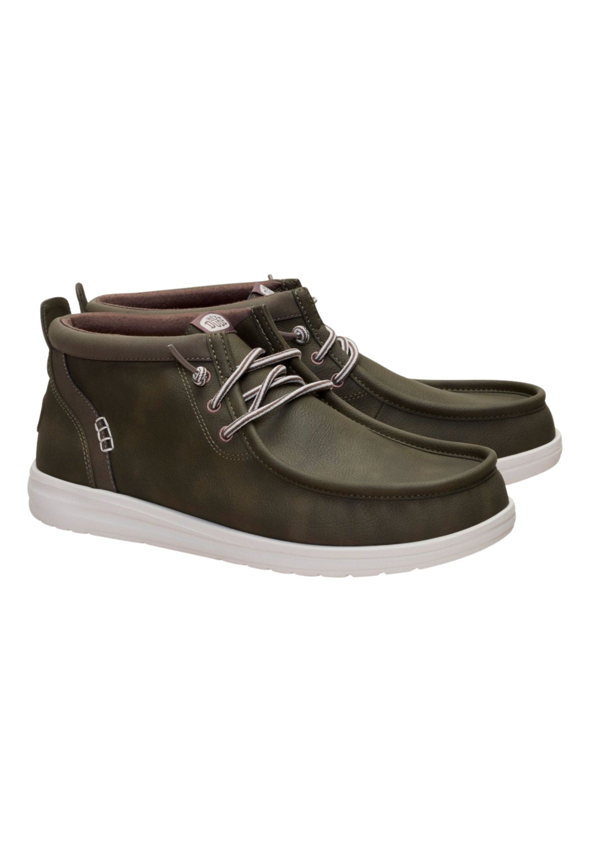 HEYDUDE Wally Mid GripR Classic - Polacchino Uomo Deep Olive