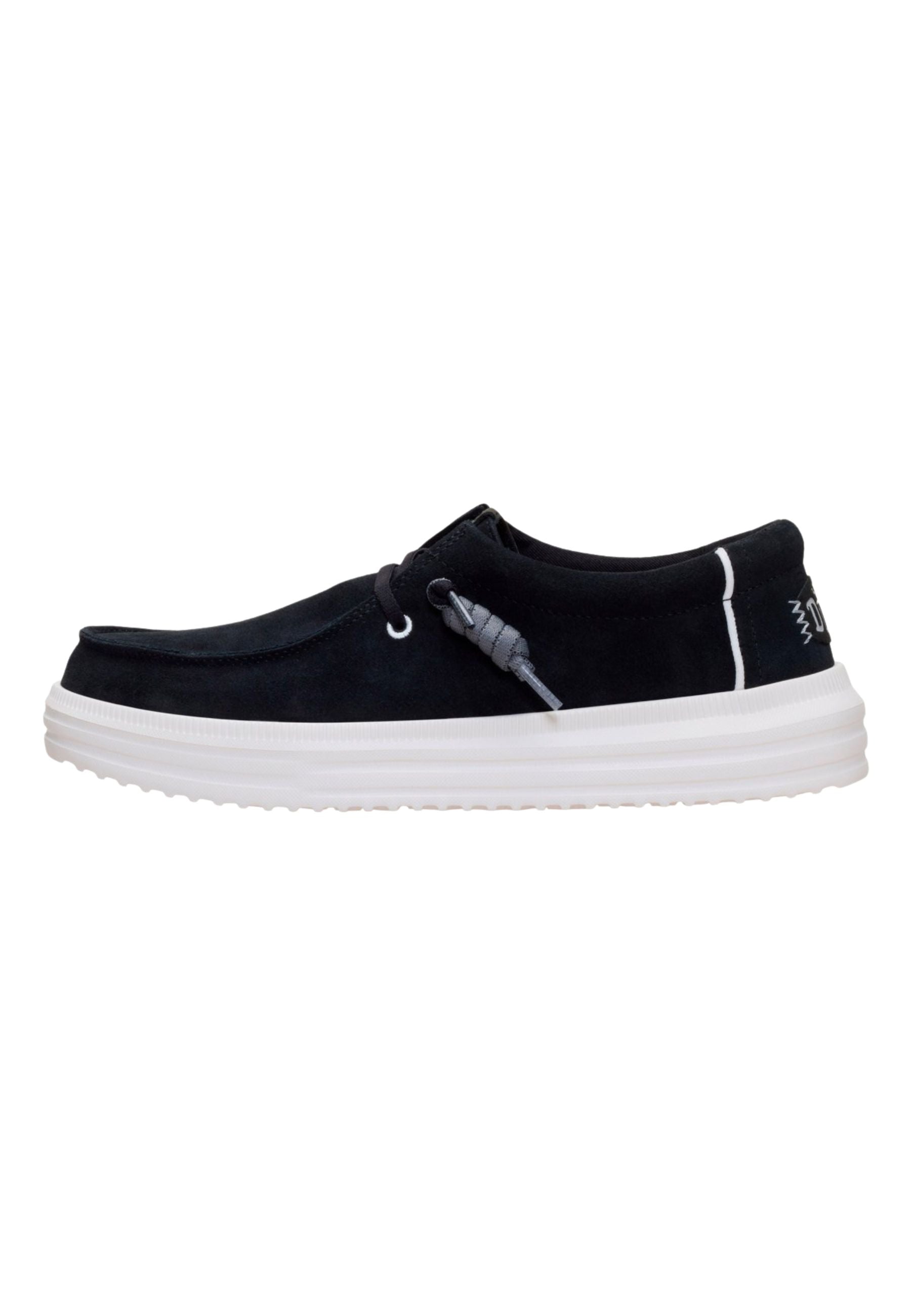 HEYDUDE REV Suede - Scarpe Uomo Black/Micro Chip