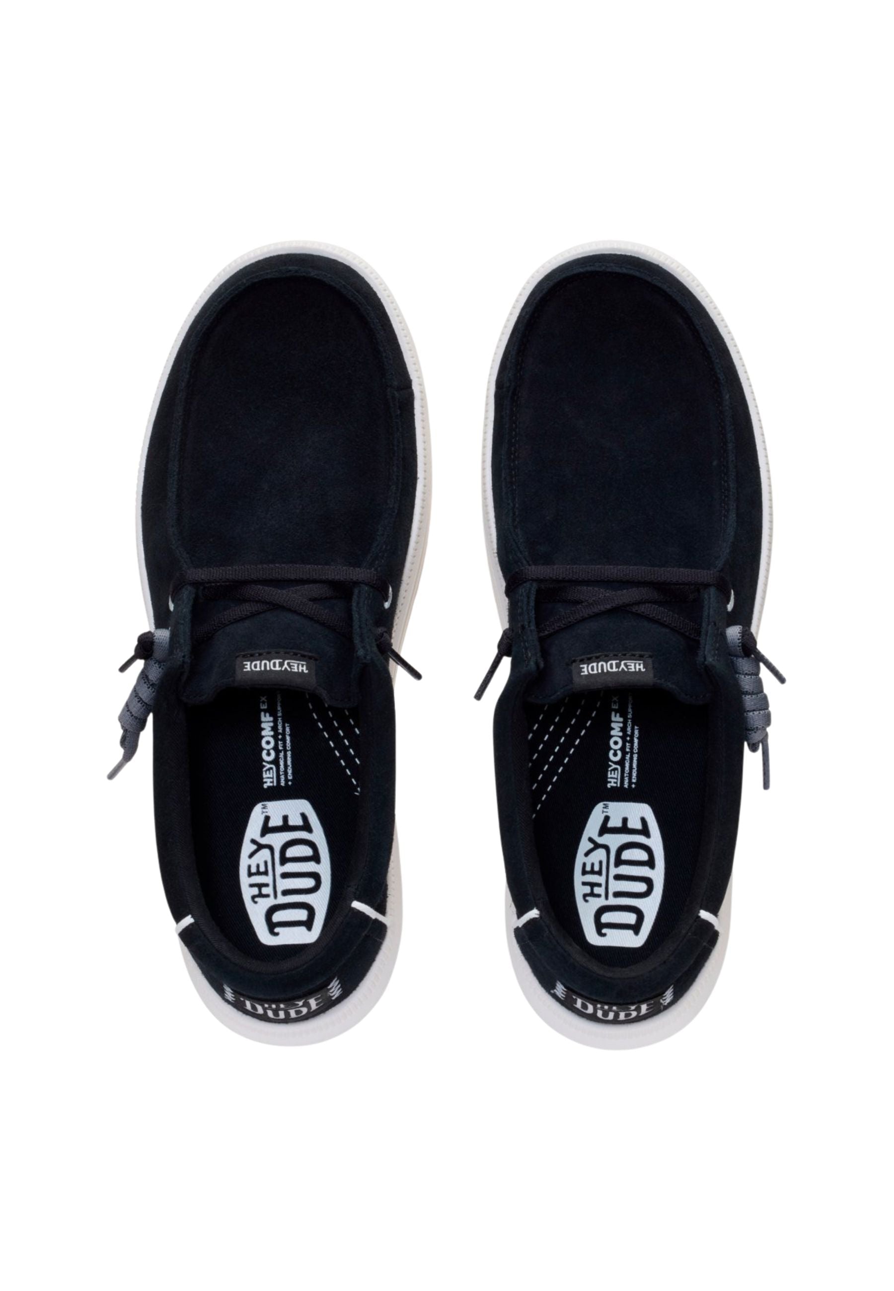 HEYDUDE REV Suede - Scarpe Uomo Black/Micro Chip