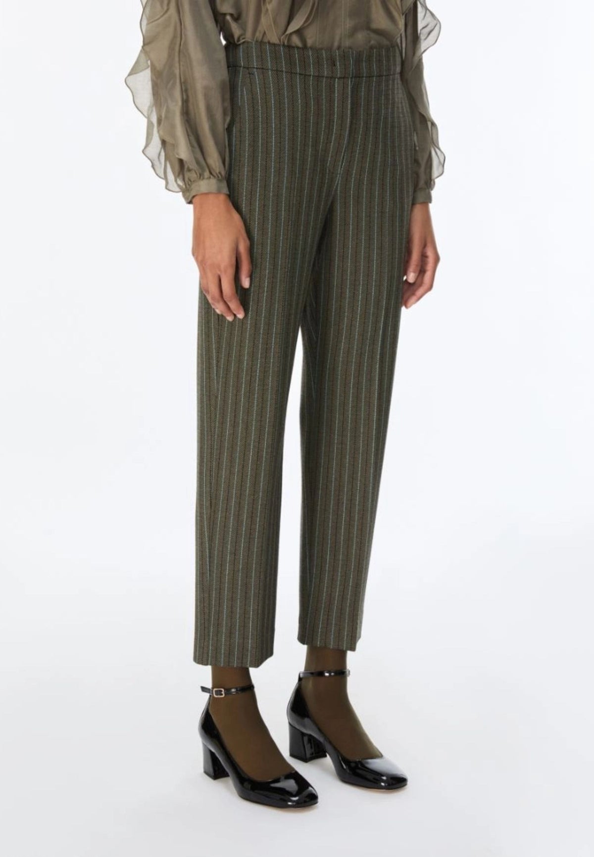 iBlues - Pantaloni Semiad erenti Jacquard Kaki