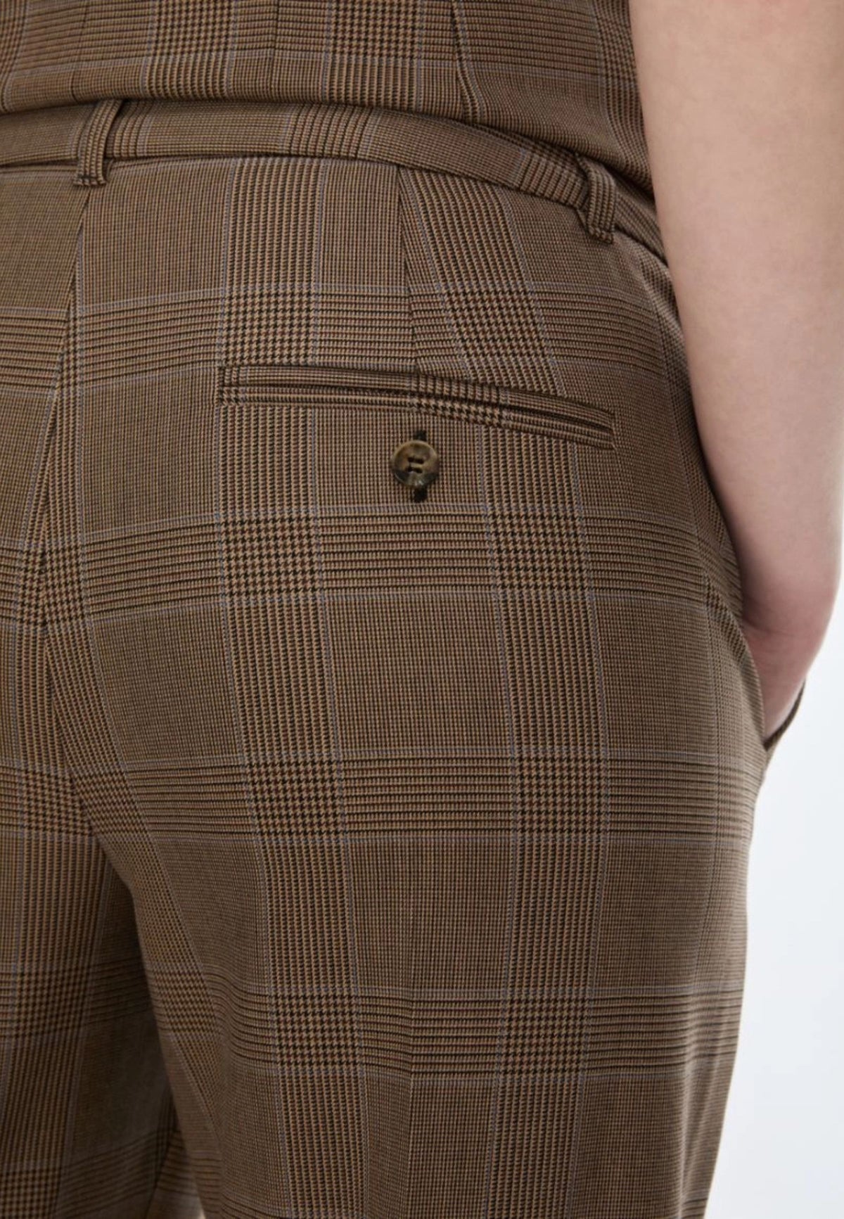 iBlues - Pantaloni Dritti Stretch Marrone
