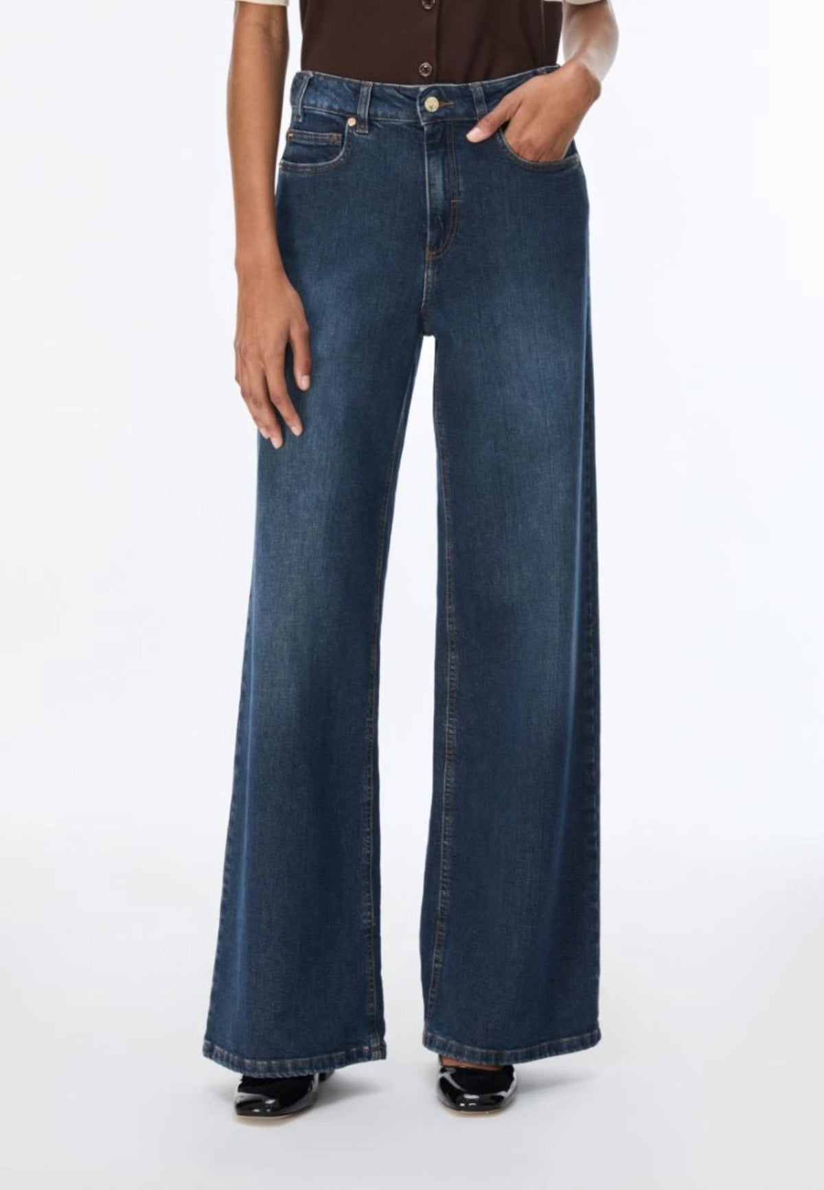 iBlues - Jeans Wide Leg Blue Jeans