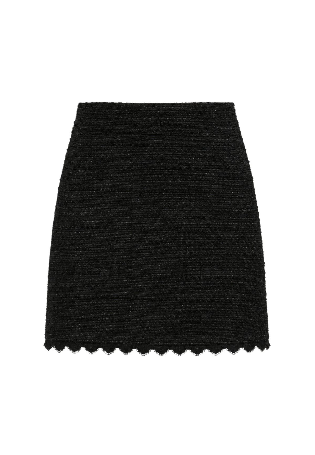 iBLUES - Gonna Corta ad A in Tweed Nero