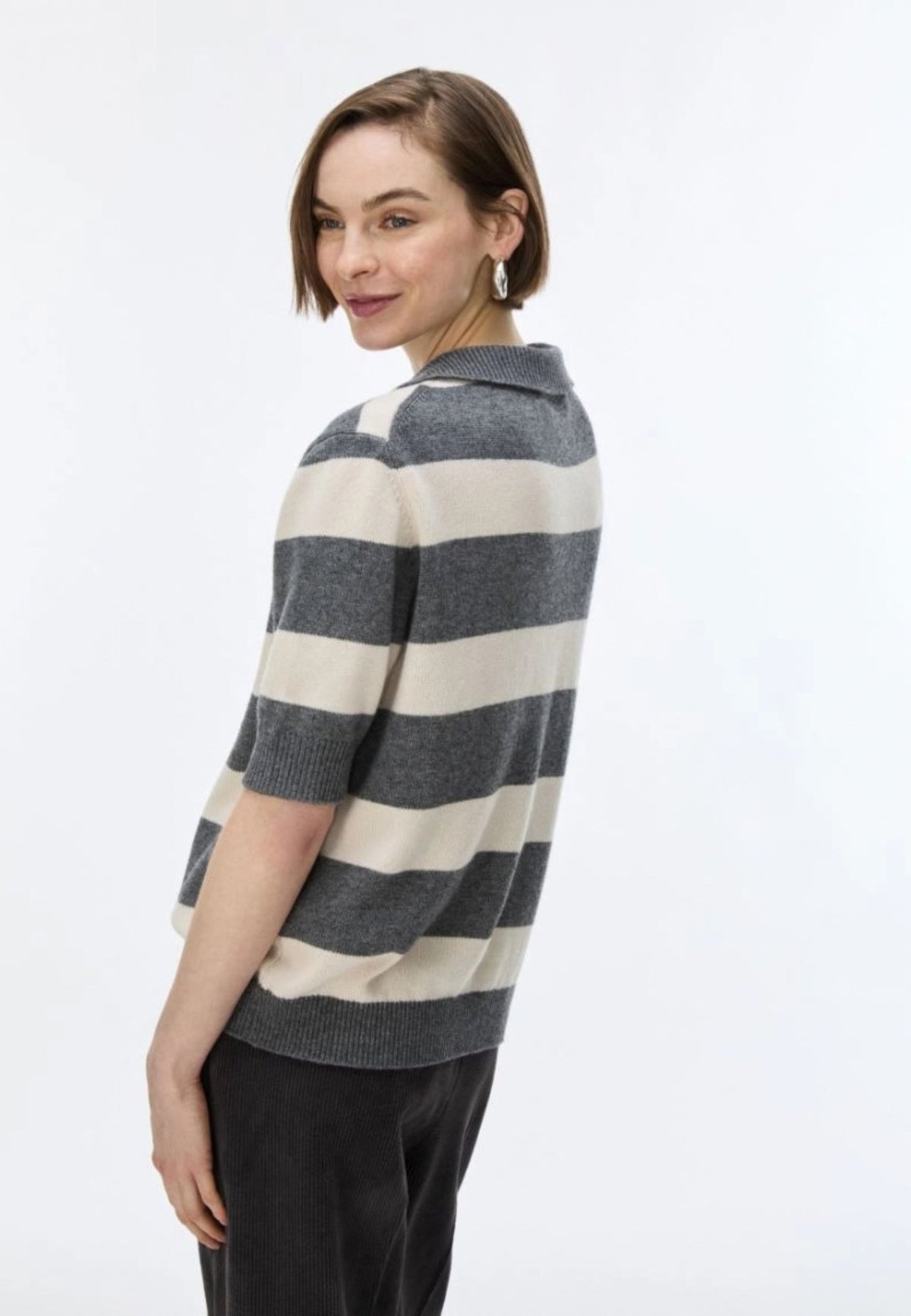 iBlues Polo in Misto Cashmere a Righe