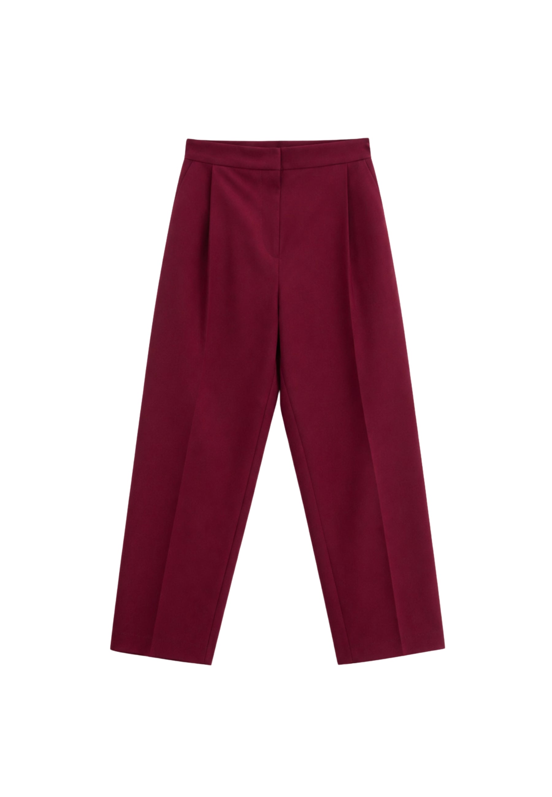 Imperial Pantaloni Cropped a Vita Alta