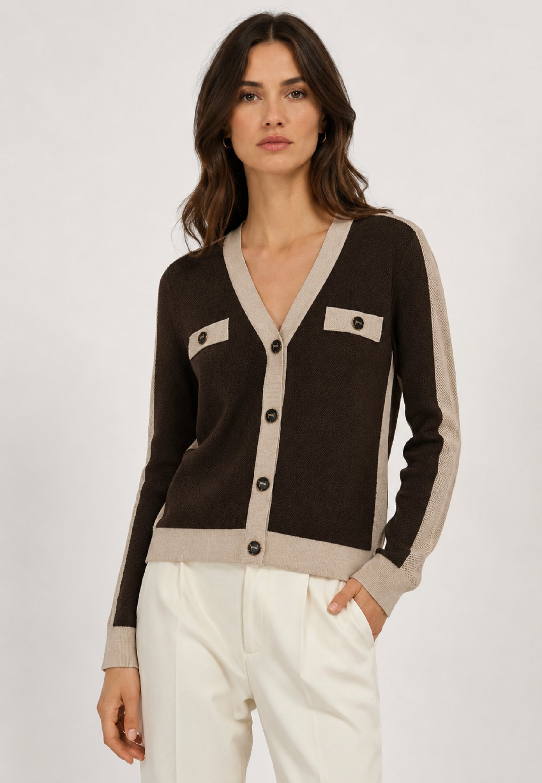 Influencer - Cardigan Bicolore