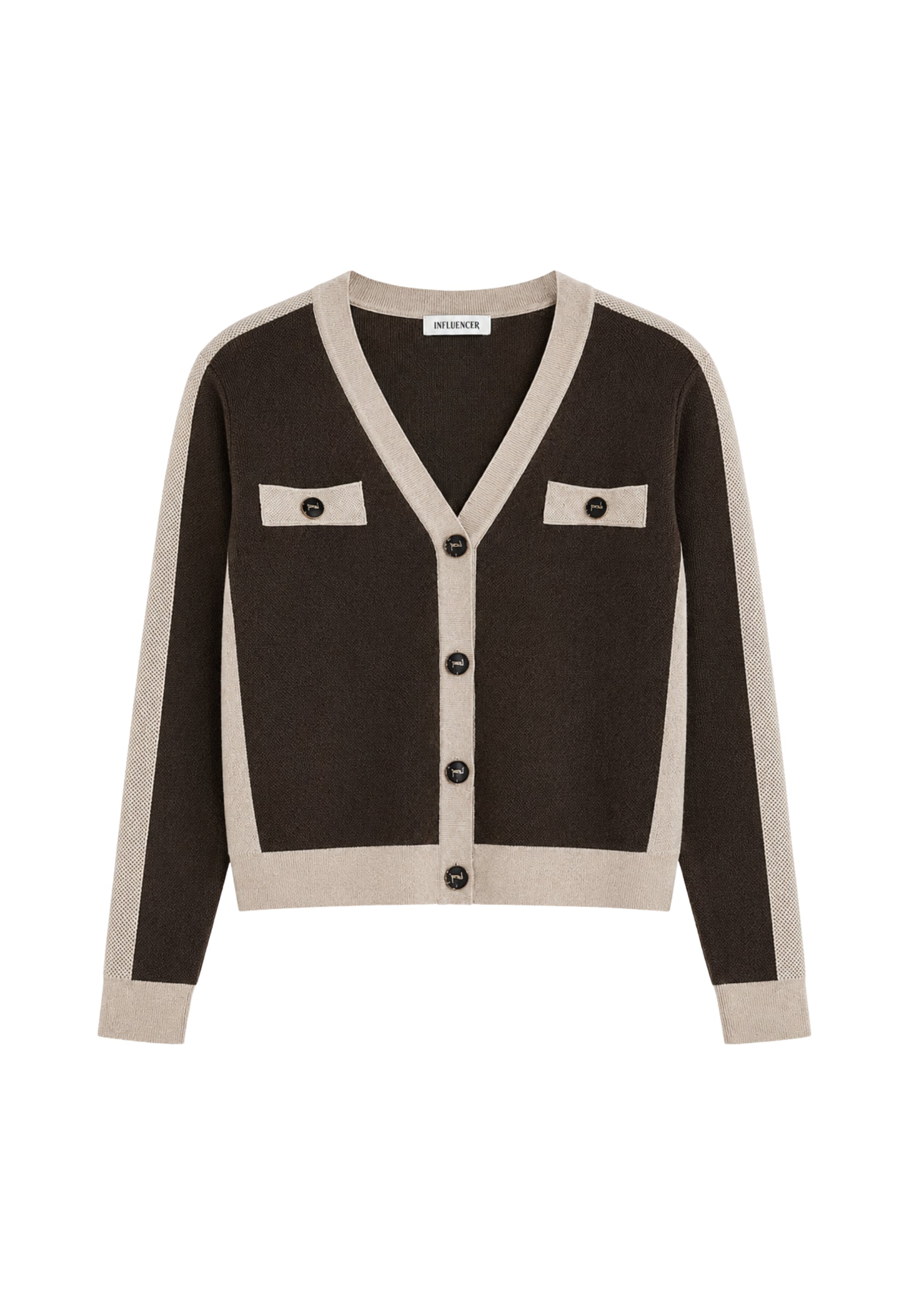 Influencer - Cardigan Bicolore